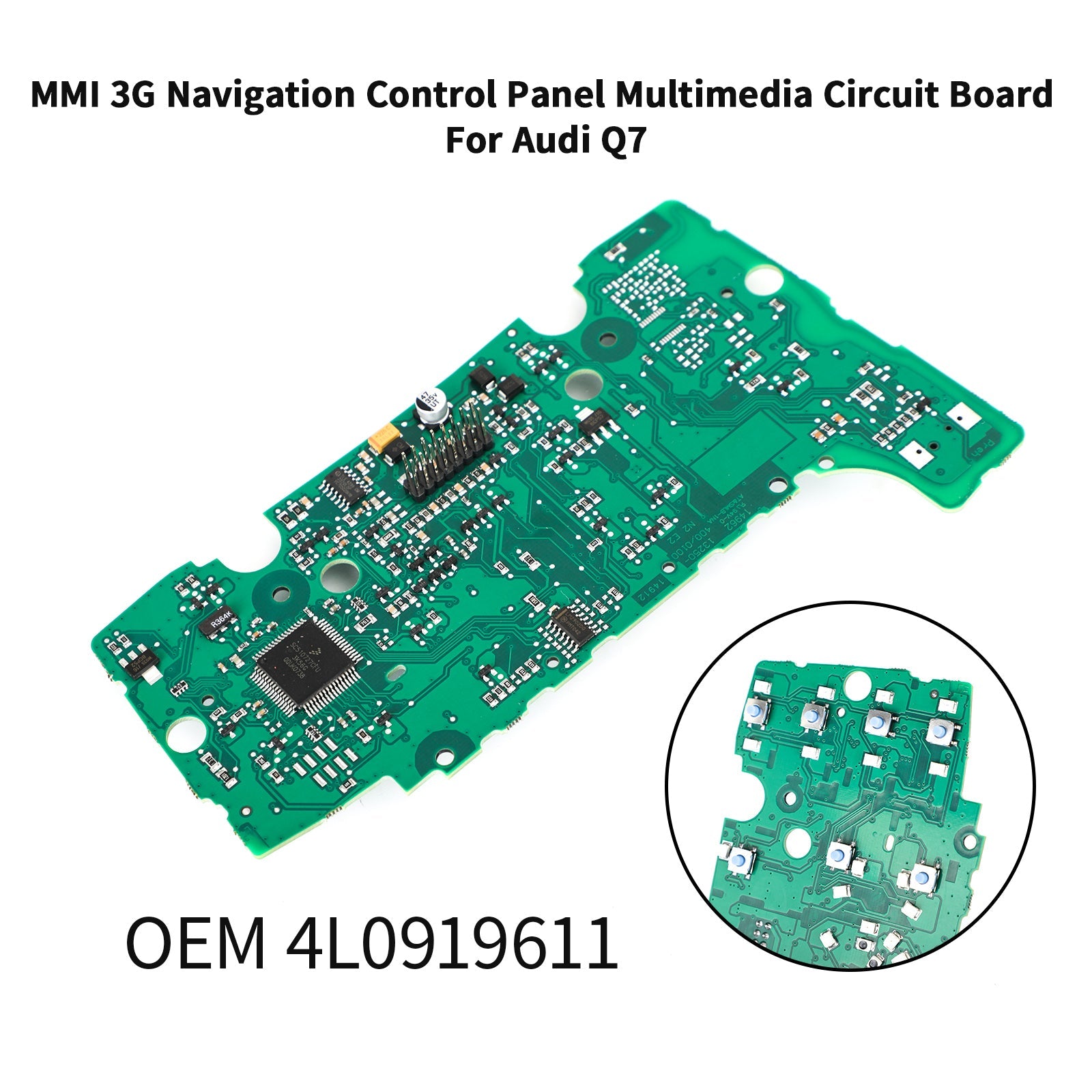 Panneau de commande de Navigation MMI 3G, Circuit imprimé multimédia 4L0919611 pour Audi Q7 générique