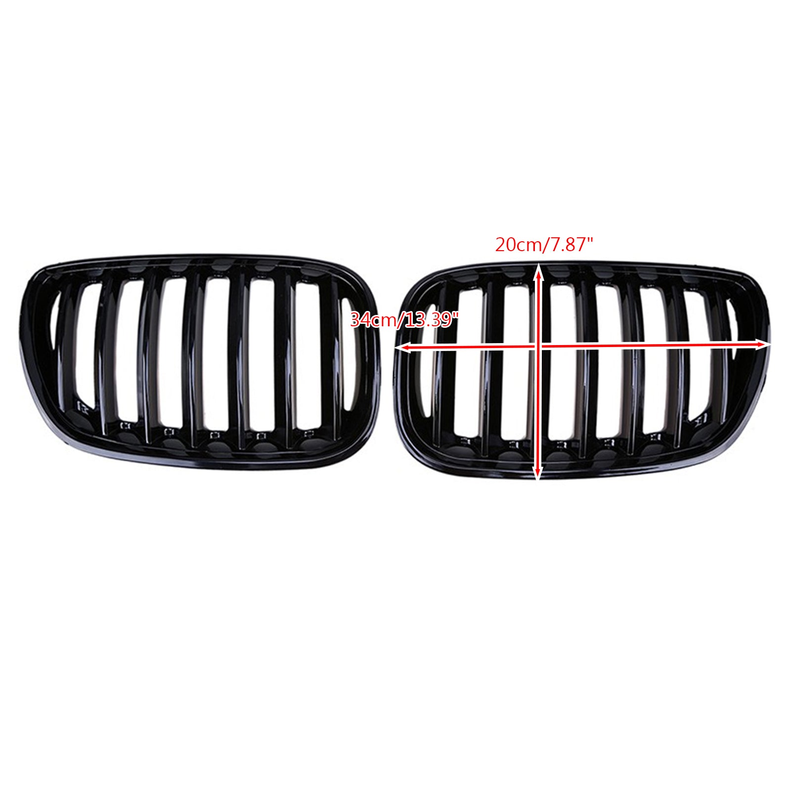 2004-2006 BMW X5 E53 Grille de calandre avant 51137124815 51137113733