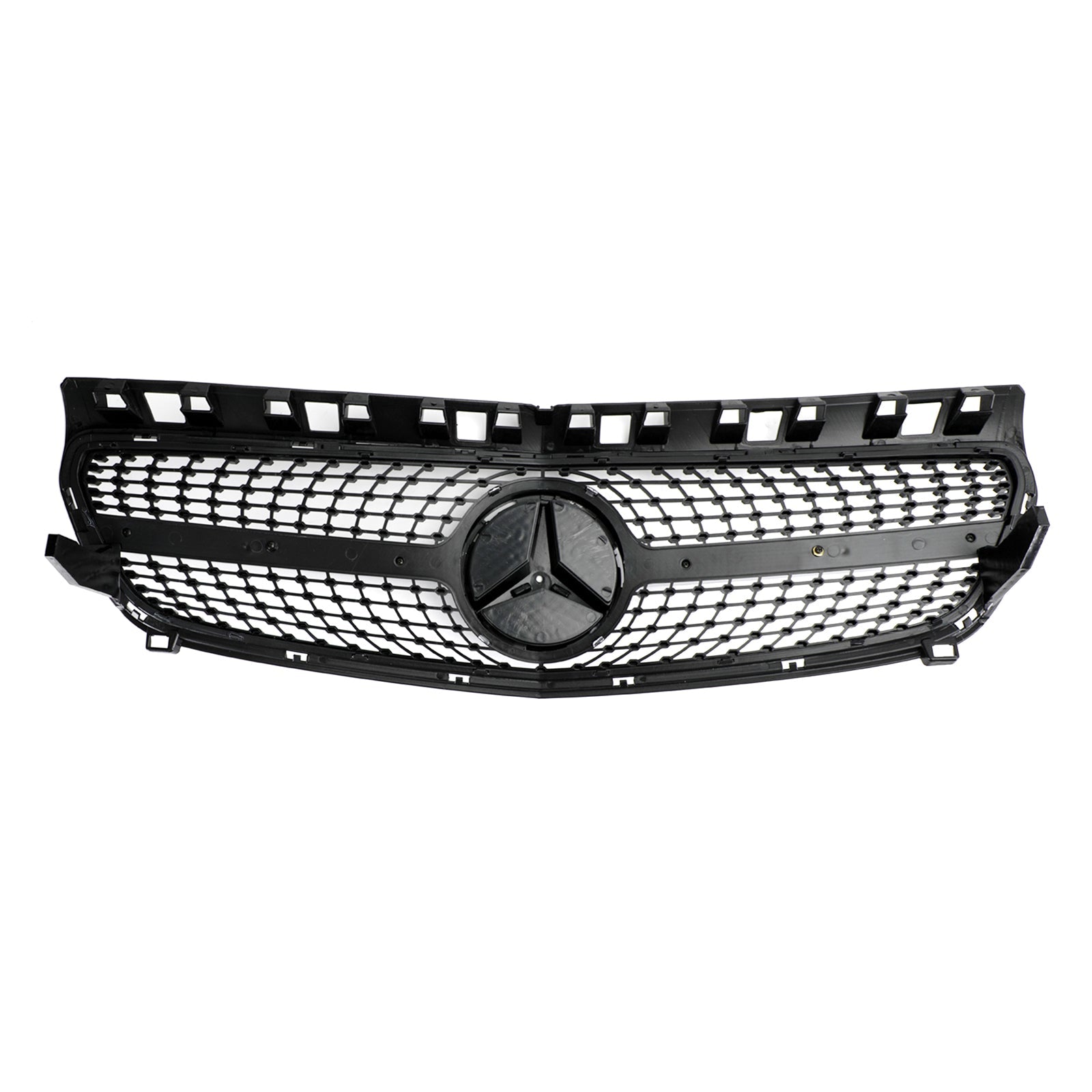 2013-2015 A CLASS W176 Mercedes Benz Front Bumper Grille Grill Black/Chrome