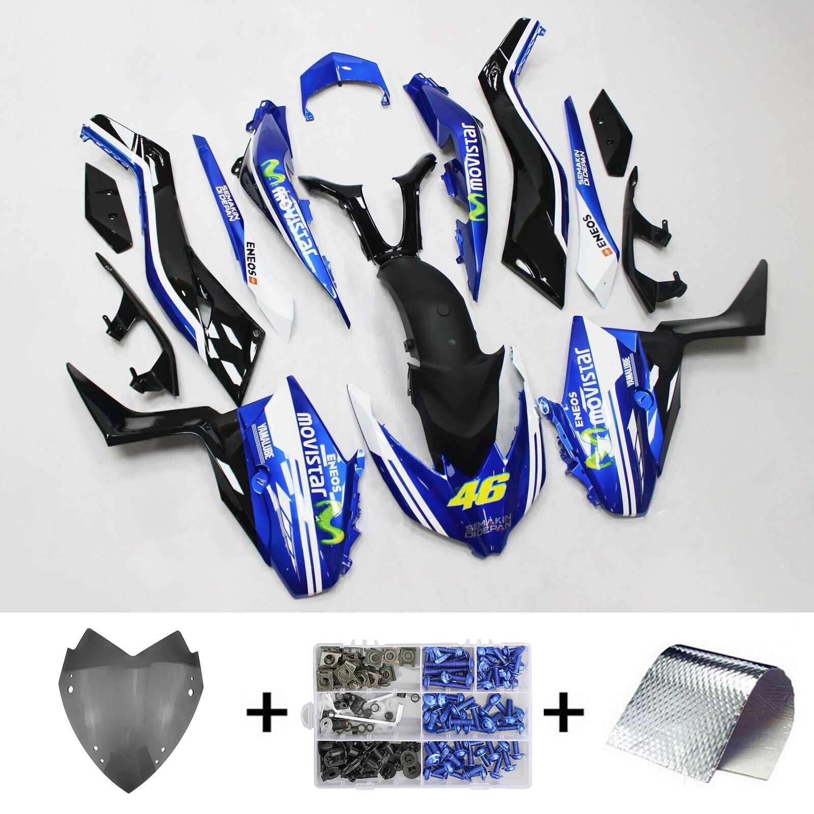 2017-2021 Yamaha XMAX300 Amotopart Injection Fairing Kit Bodywork #109