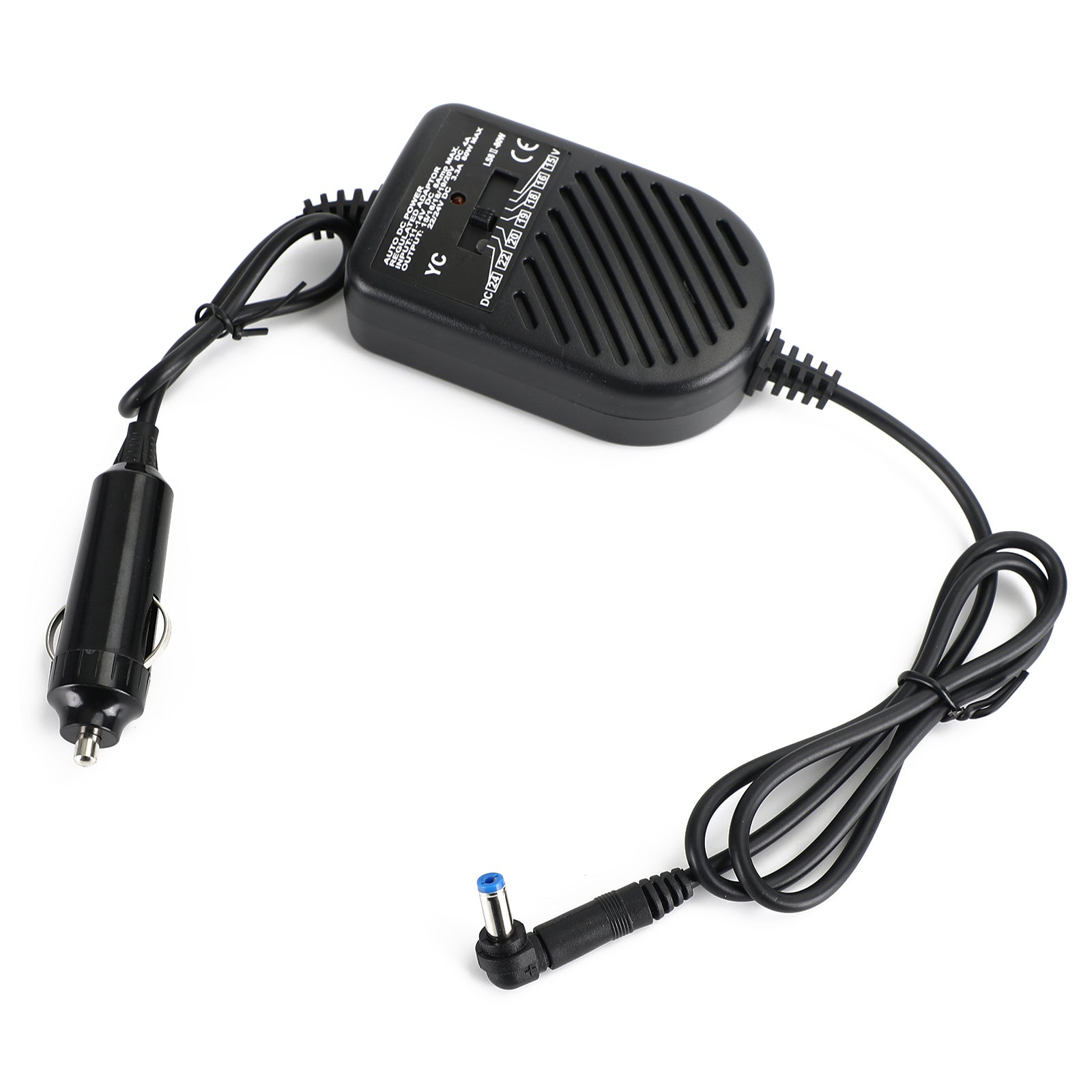 Adaptateur de voyage de chargeur de voiture pour ordinateur portable 12V 80W 34 embouts universels pour ordinateur portable