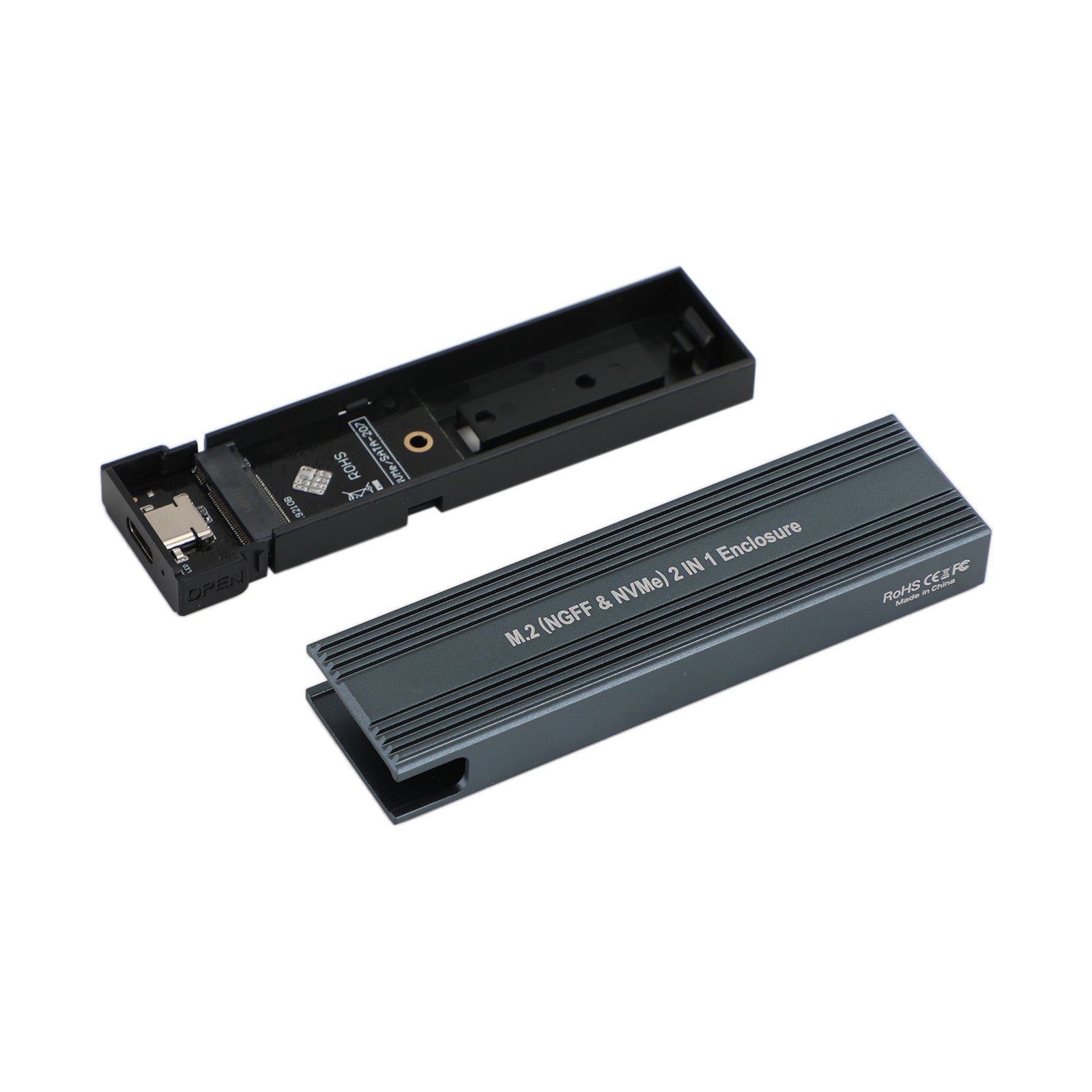 M.2 NVME SSD naar USB 3.1 behuizing harde schijf behuizing dubbel protocol M2 NVMe Box