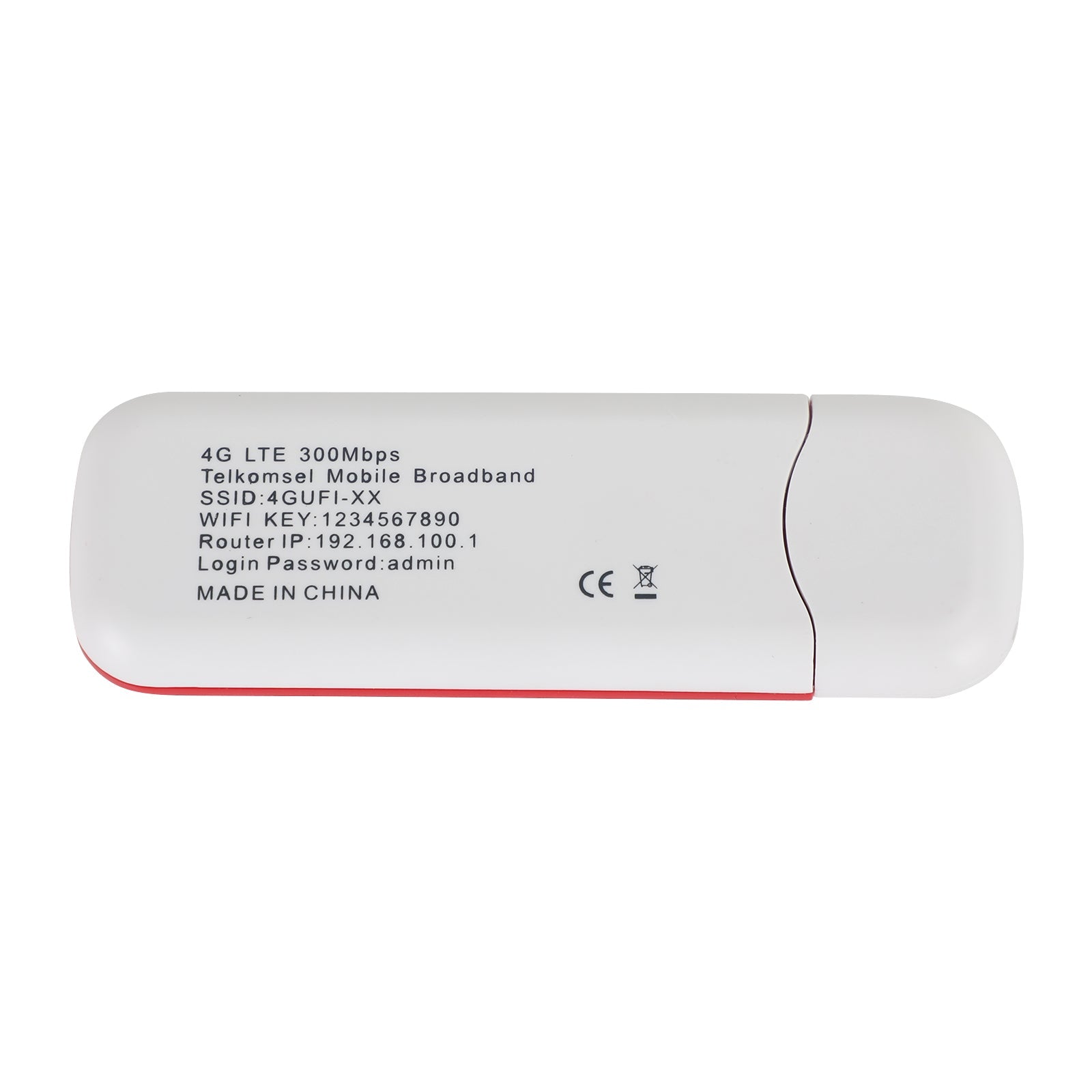 Routeur sans fil 4G LTE WiFi Modem haut débit mobile Dongle USB débloqué blanc