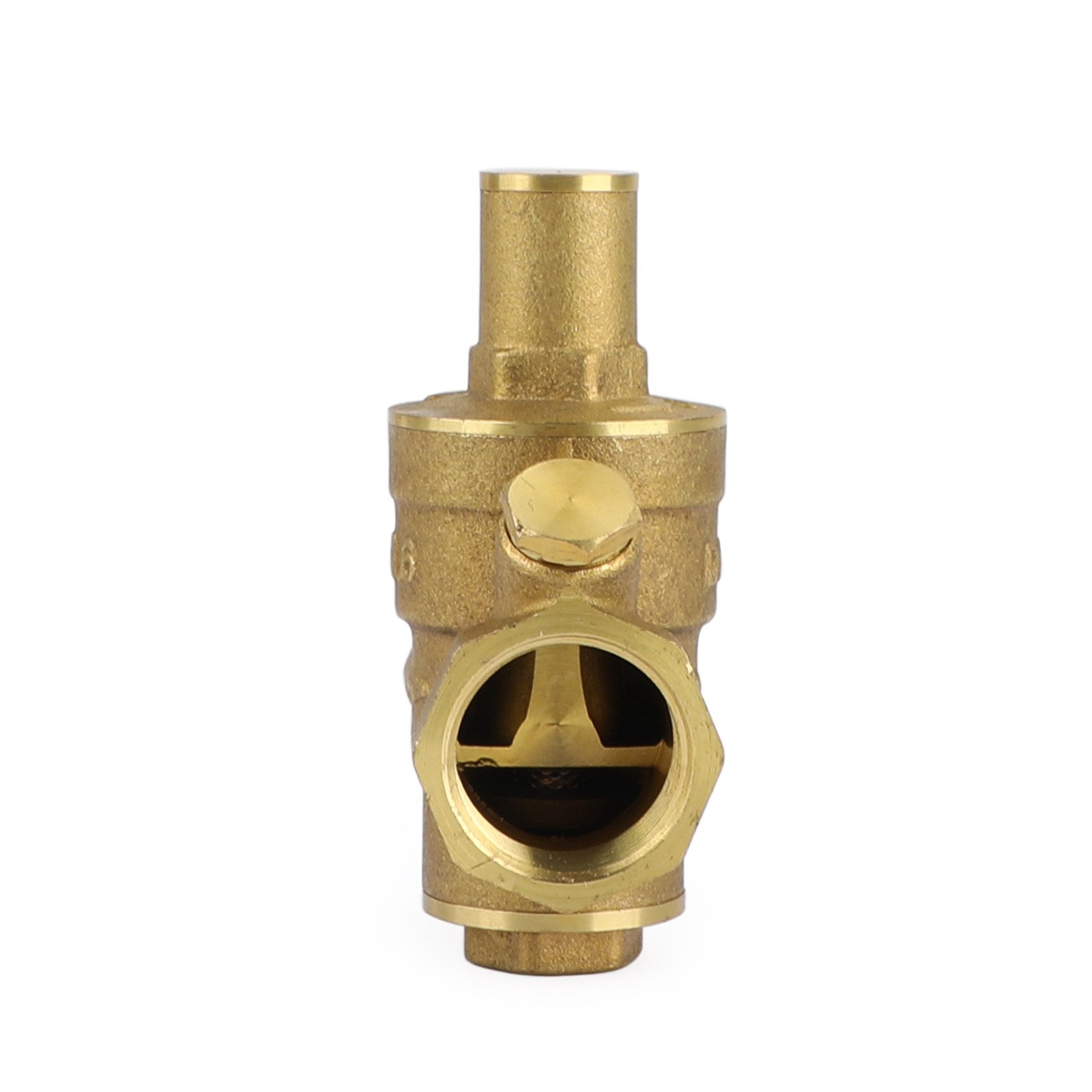 DN20 3/4" Brass Adjustable Water Pressure Reducing Regulator Valves With Gauge