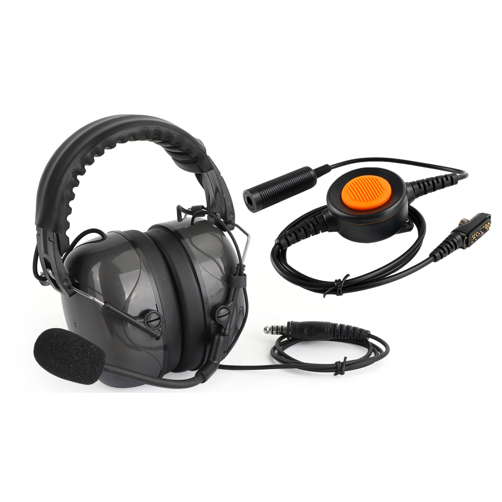 Pour Hytera PD780G/580/788, casque antibruit réglable à 6 broches U94 PTT C5