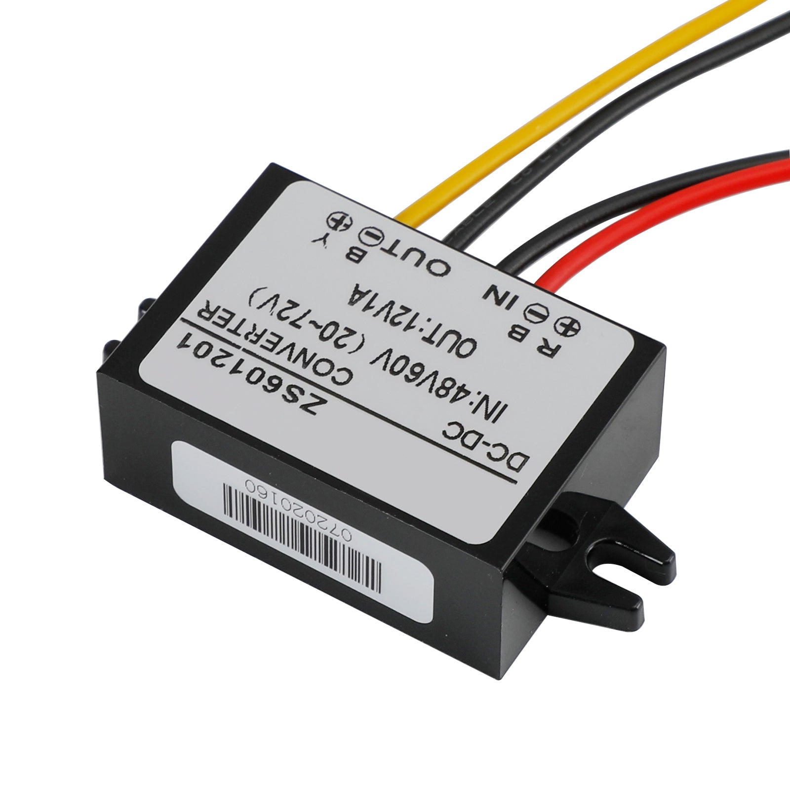 Convertisseur DC-DC étanche 60V abaisseur à 12V, Module d'alimentation de voiture