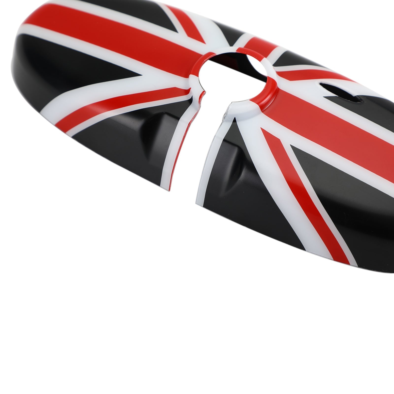 Couvercle de rétroviseur drapeau Union Jack UK, pour MINI Cooper R55 R56 R57, noir/rouge