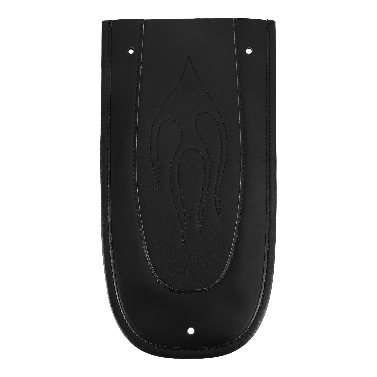 Flame Stitch PU Leather Rear Fender Bib Solo Seat For Touring Electra Road Glide