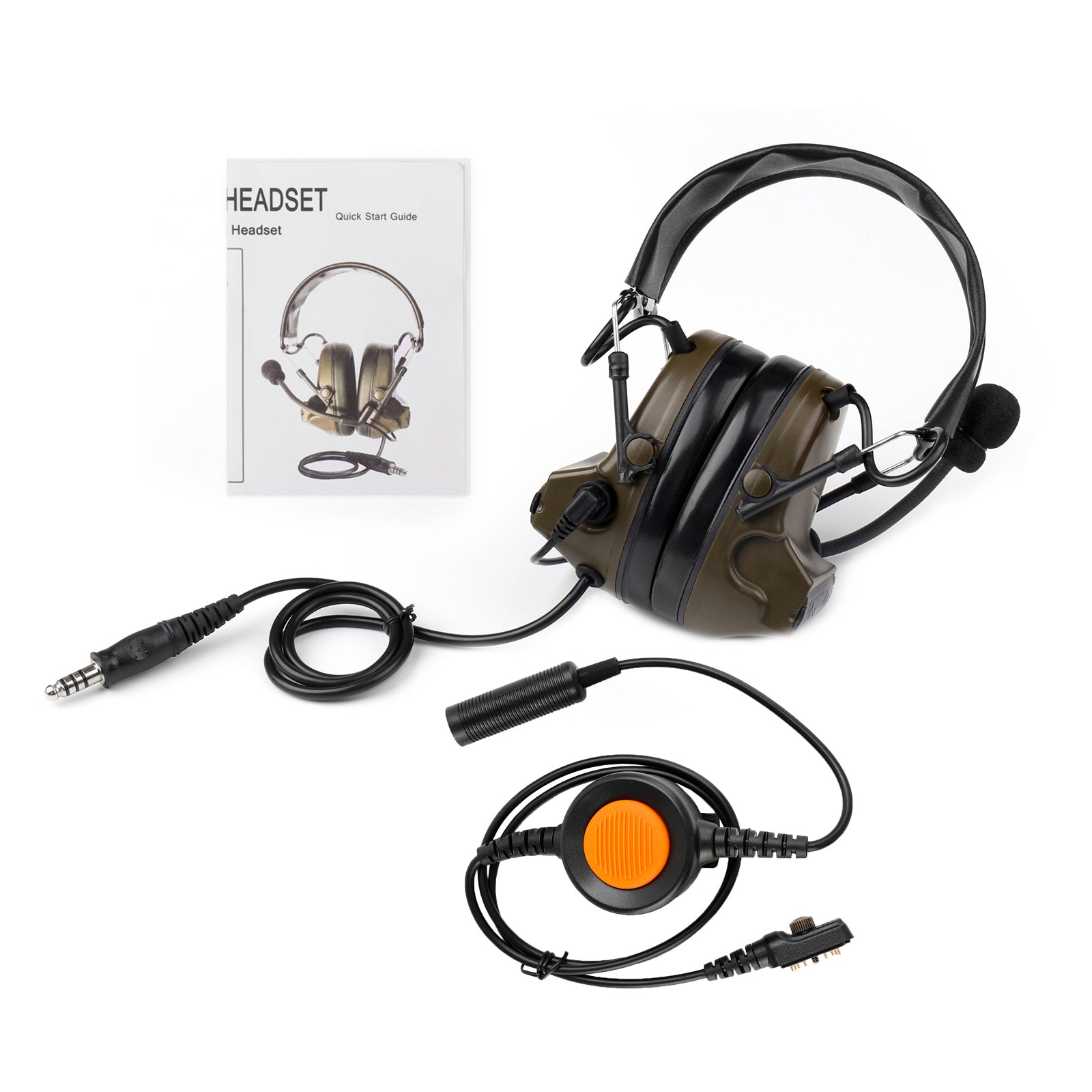 Casque tactique Z H50 pour Radio Hytera PD780/780G/700/700G/580/788/782/785