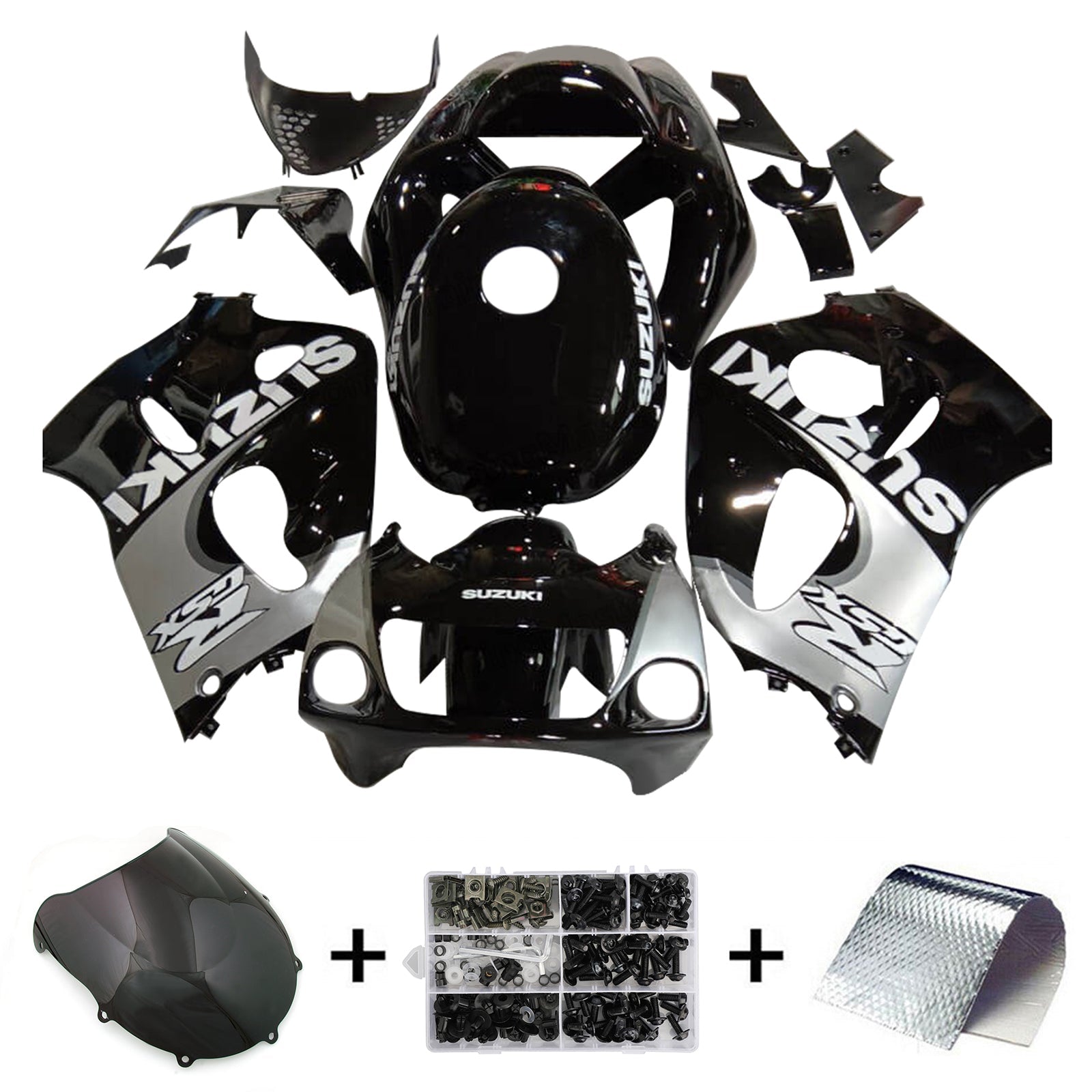 1996-2000 Suzuki GSXR600 1996-1999 GSXR750 Kit de carénage carrosserie