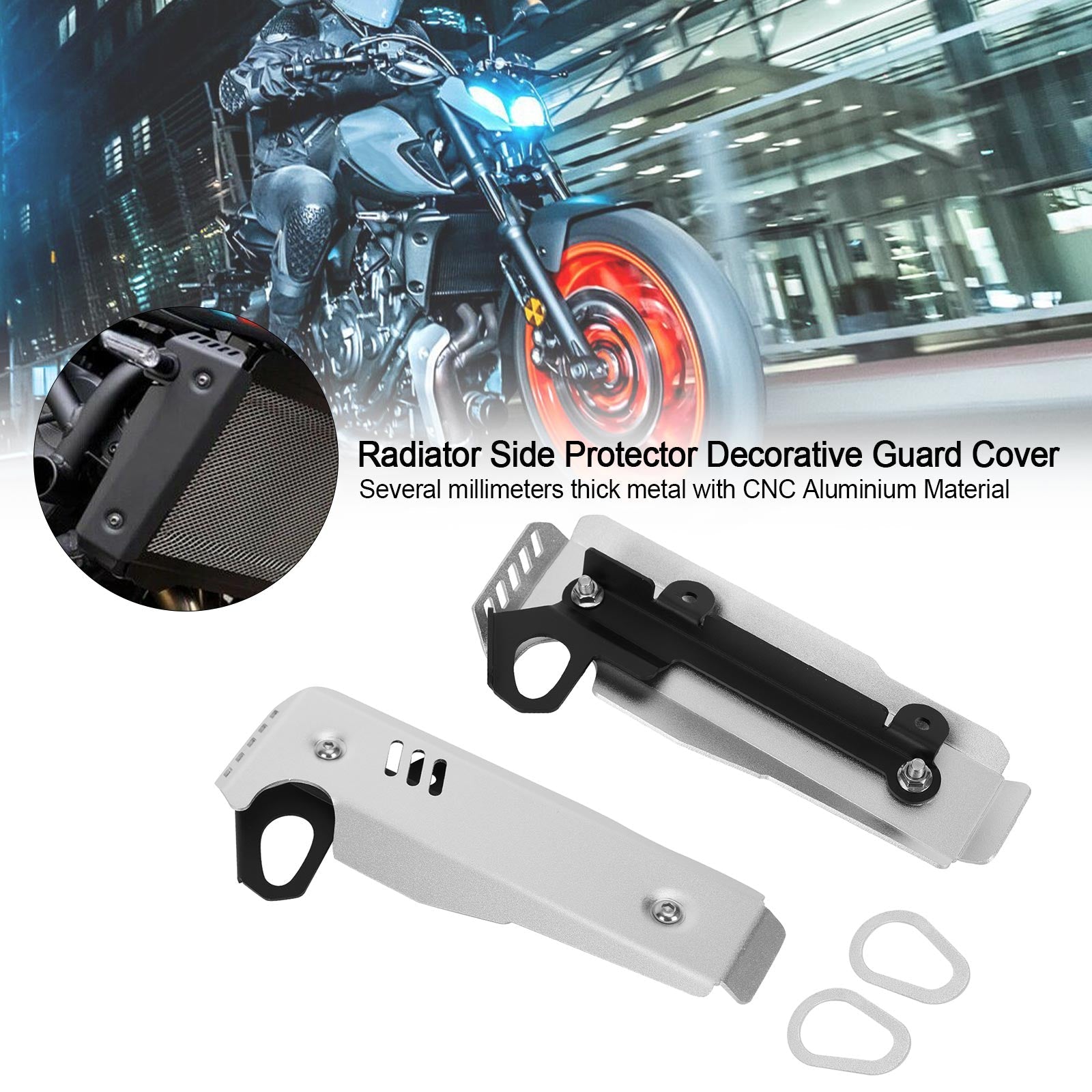 Couvercle de protection latéral de radiateur pour Yamaha MT-07 FZ-07 2021 – 2022 générique