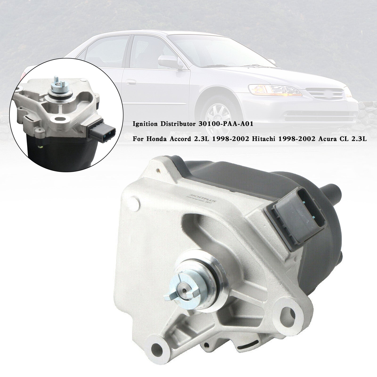 1998-2002 Honda Accord Distributor for LX, EX, or SE L4 2.3L Ignition Distributor 30100-PAA-A01 Fedex Express