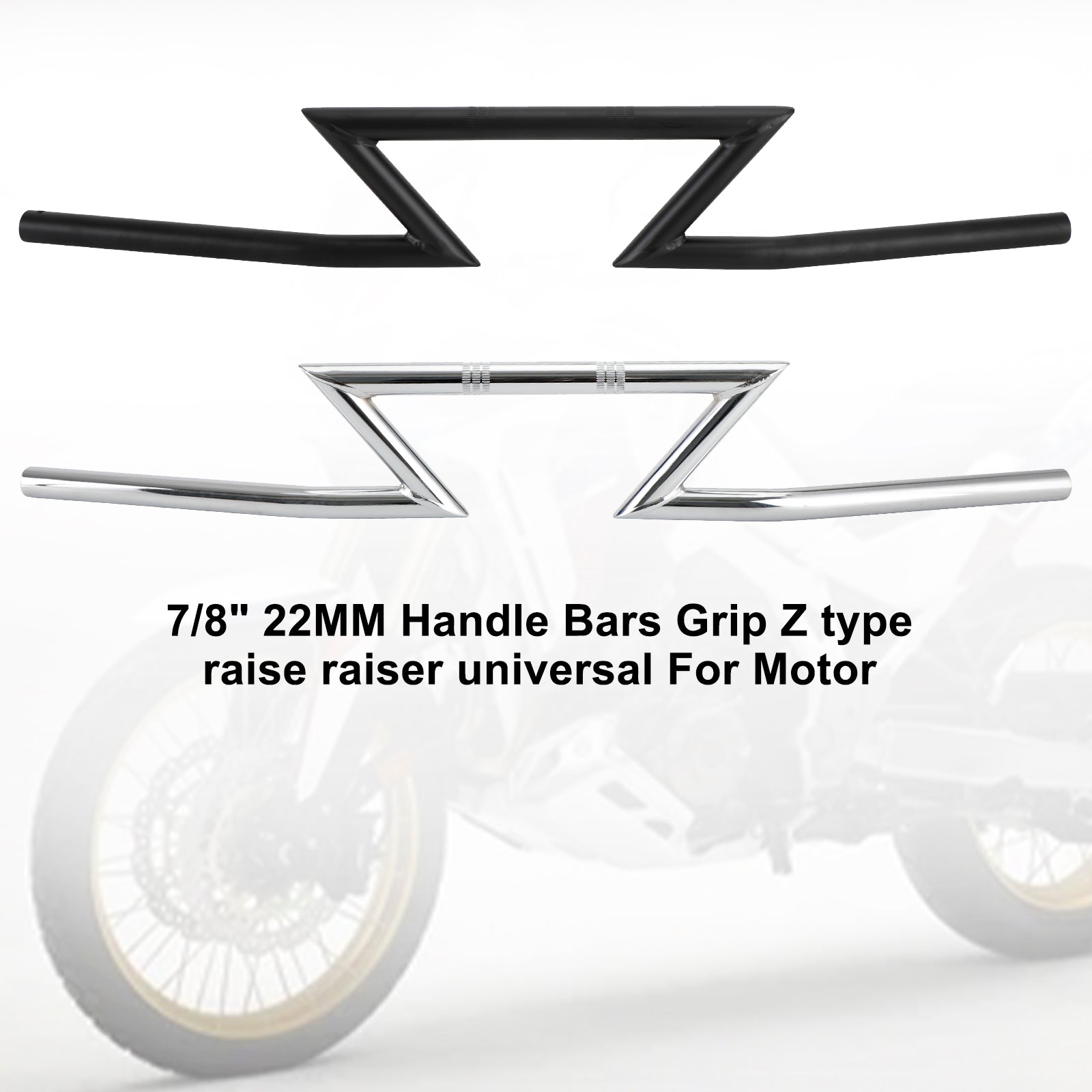 Guidon Z-Bar 7/8 "22mm pour Touring Street Glide Electra