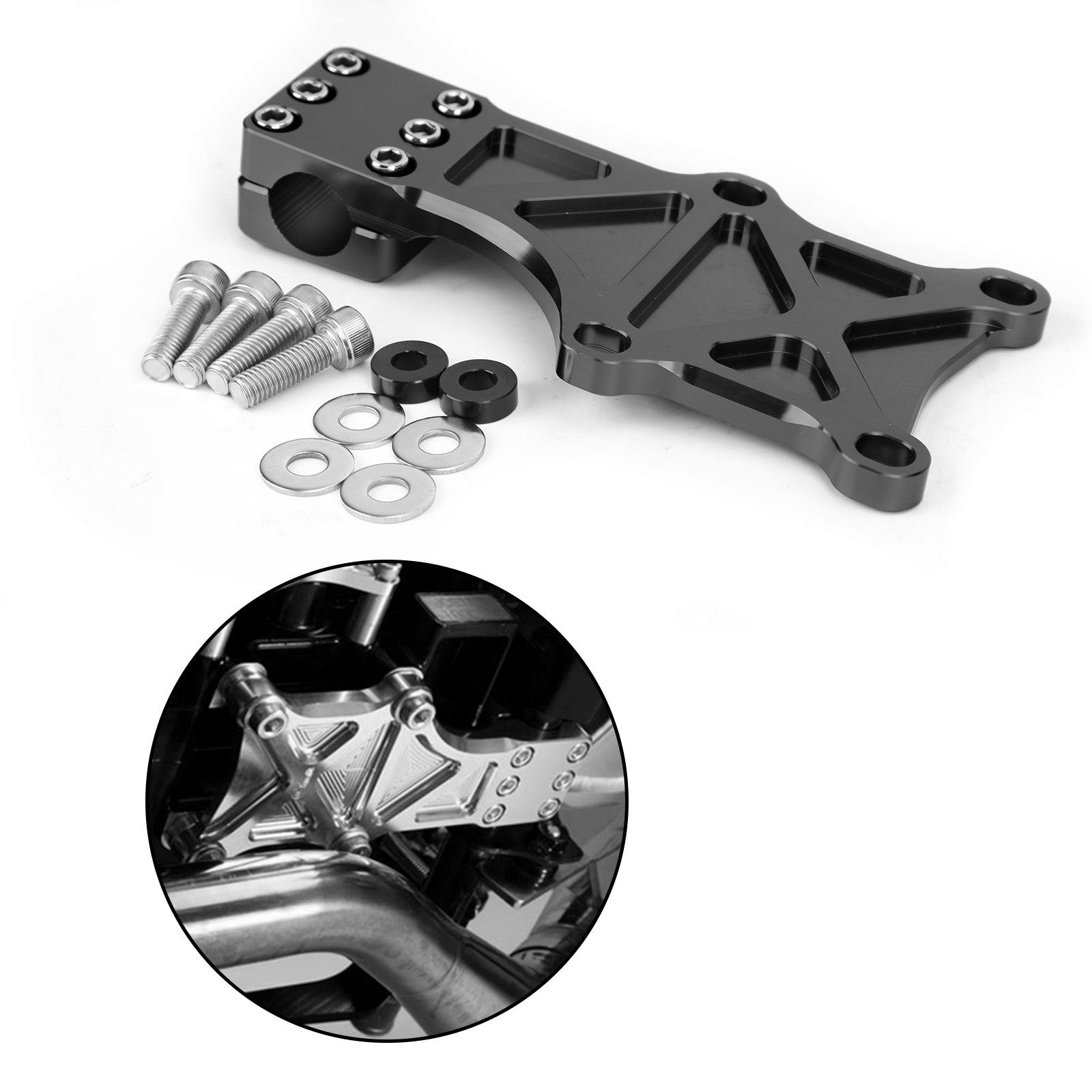 Engine Guard Bracket Fixed Fastening for Honda MSX125 MSX125SF Grom 2013-2019 Generic