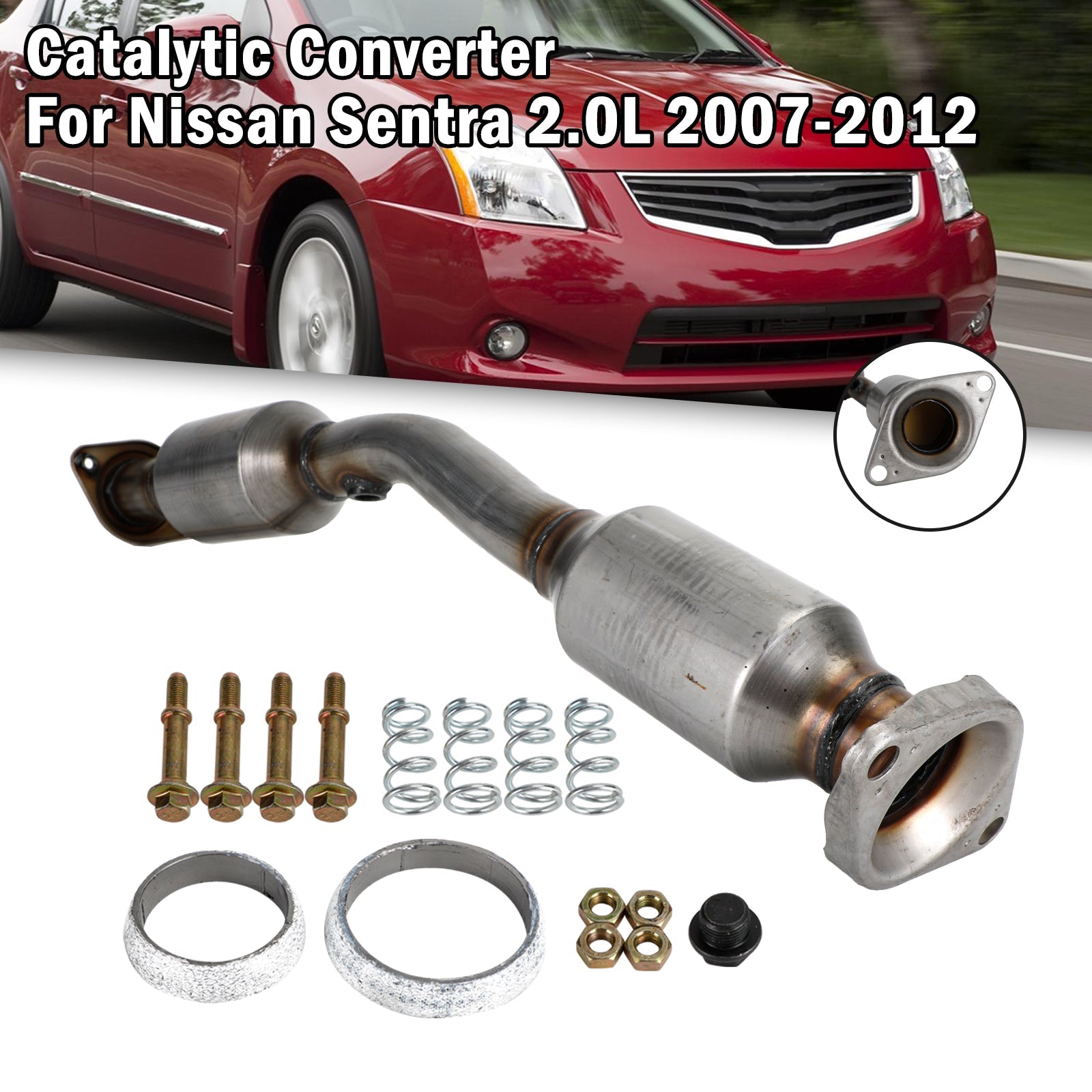 2007 -2012 Nissan Sentra 2.0L Front Catalytic Converter