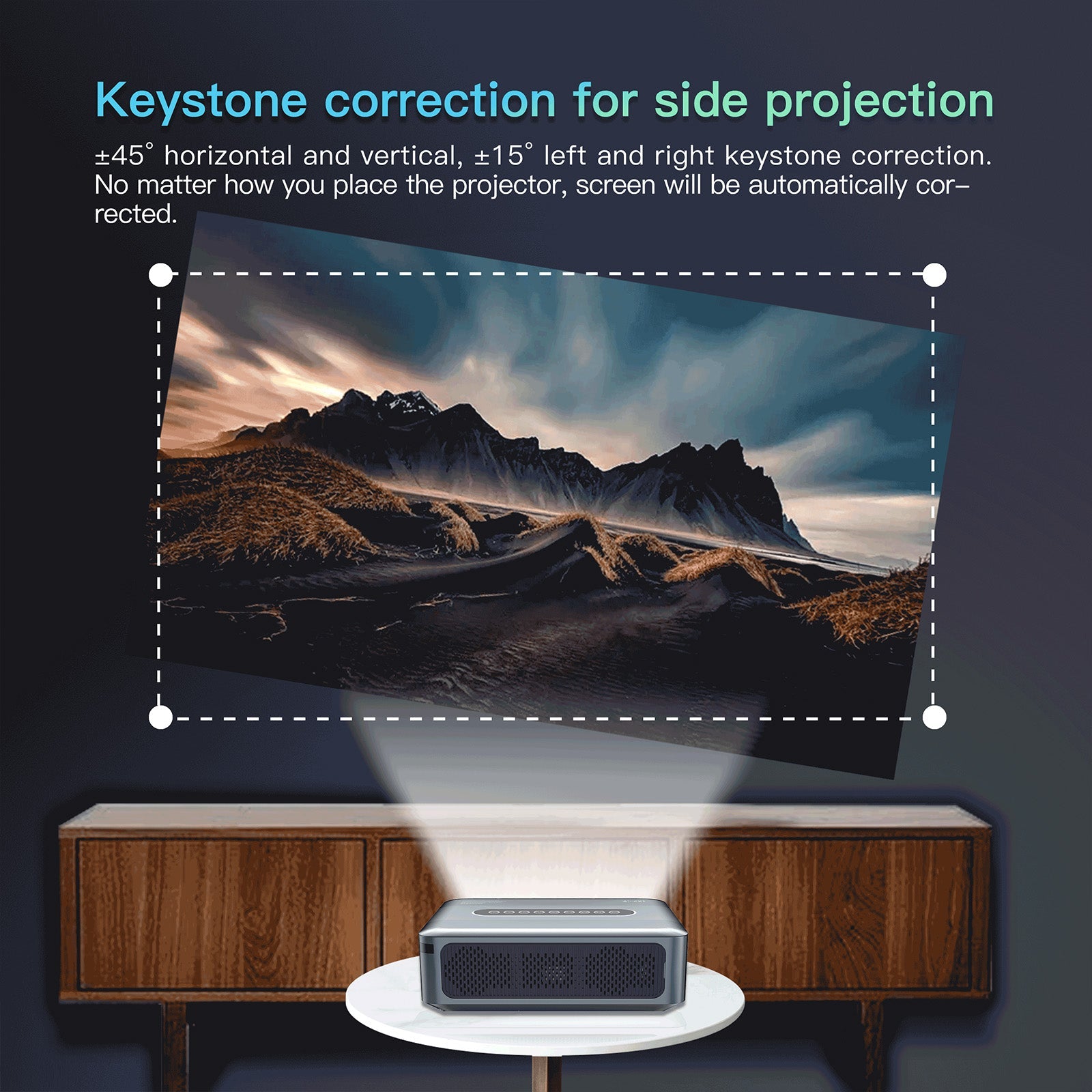 Ultra HD 8K Decoding Projection Android Movie Projector Multimedia Home Theater