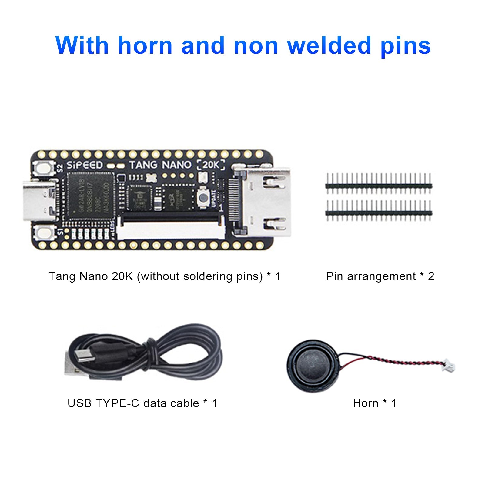 Sipeed Tang Nano 20K Development Board Open Source FPGA Retro Game met luidspreker