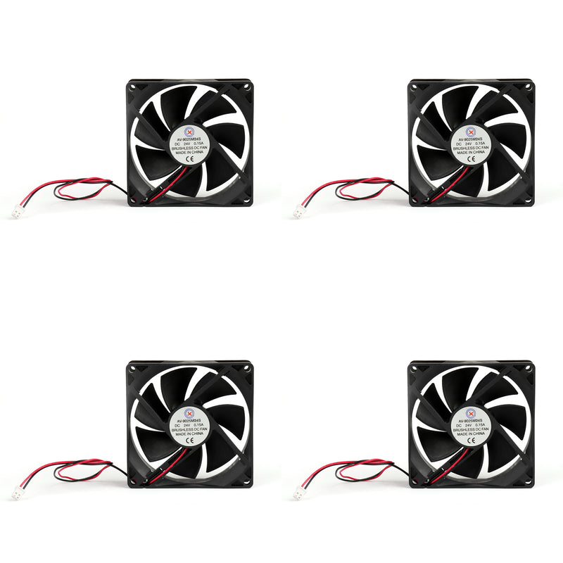 1PCS/4PCS/10PCS DC Brushless Cooling PC Computer Fan 24V 9025s 90x90x25mm 0.15A 2 Pin Wire