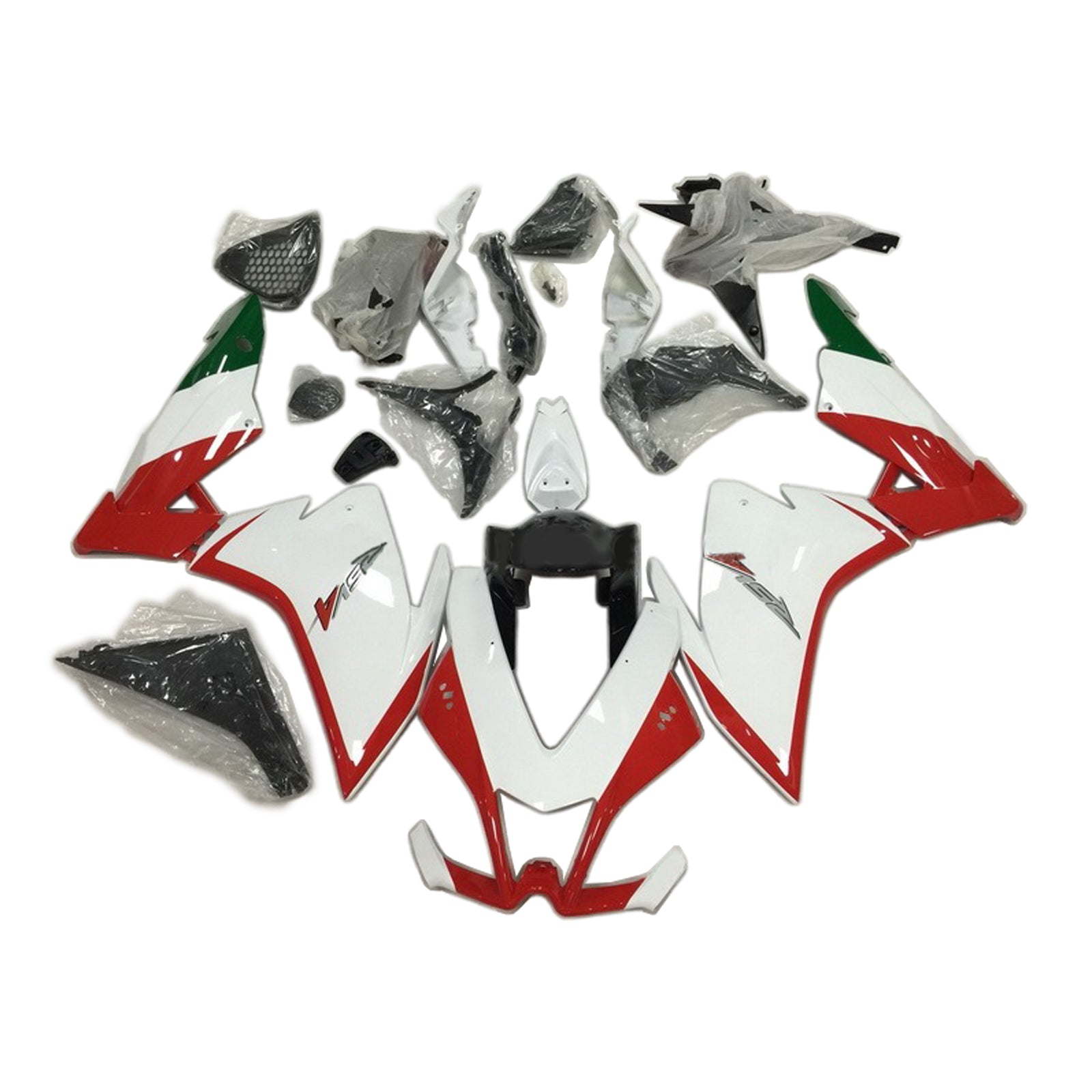 2009-2015 Aprilia RSV4 1000 Kit Carénage Carrosserie Plastique ABS