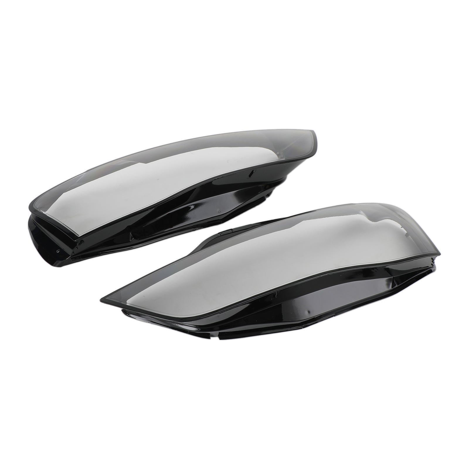 2012-2016 Audi A4 B8 Facelift Headlight Lens Plastic Cover Shell Left +Right