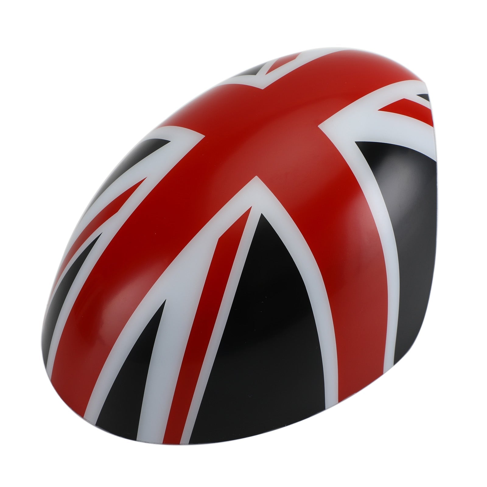 MINI Cooper R55 R56 R57 2 x Housses de rétroviseurs drapeau britannique Union Jack noir/rouge