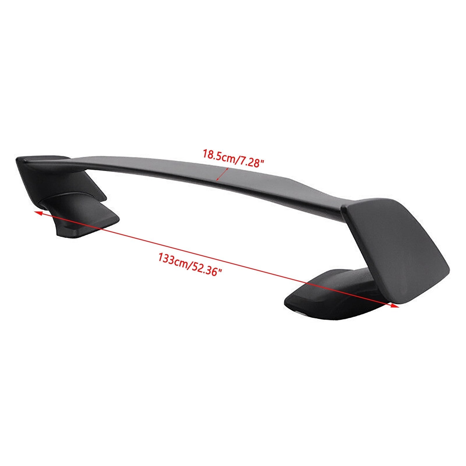 JDM OE Style ABS aileron d'aile de coffre arrière pour WRX STI 4DR berline 2015-2018 générique