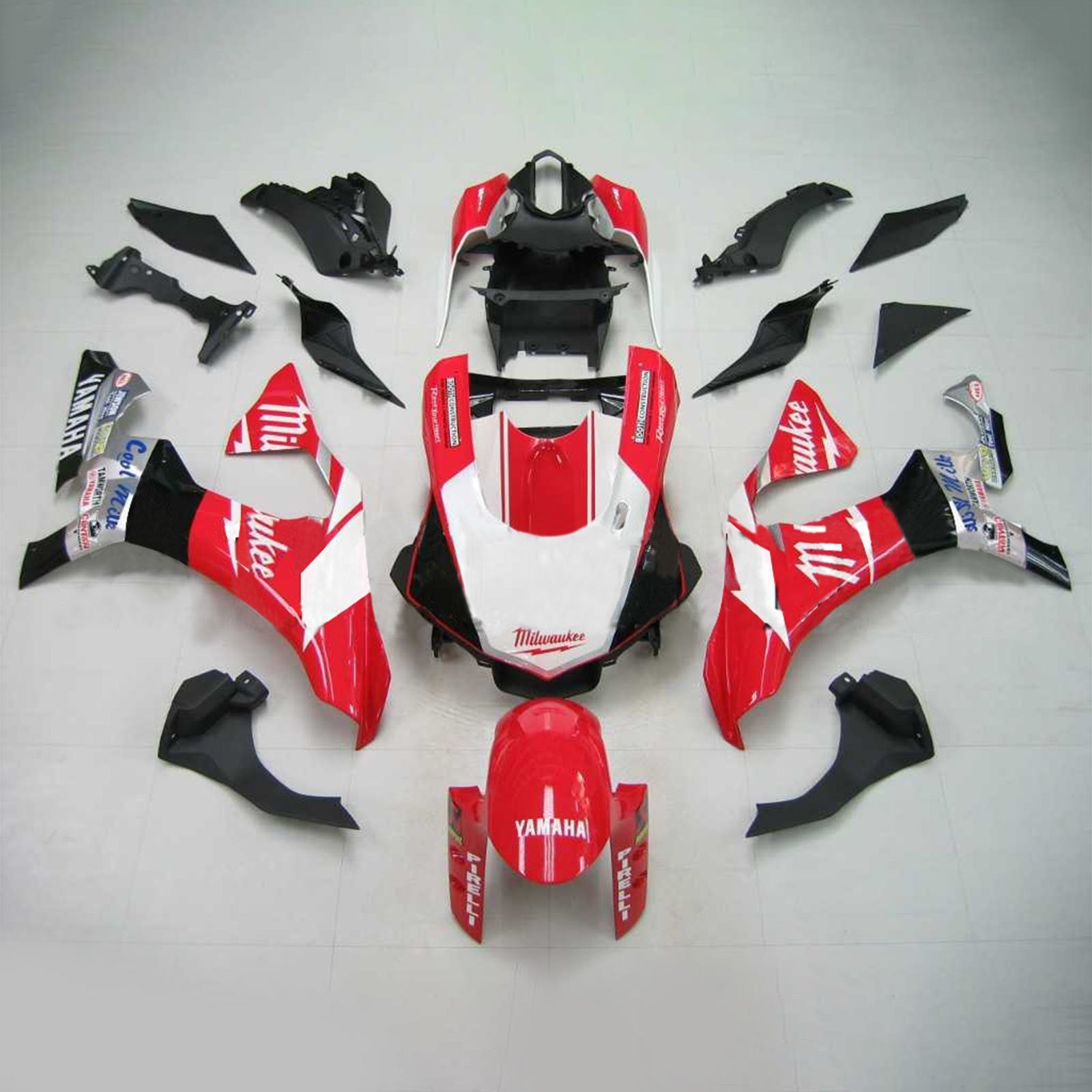 2015-2019 Yamaha YZF 1000 R1 Kit de carénage d'injection carrosserie plastique ABS #103