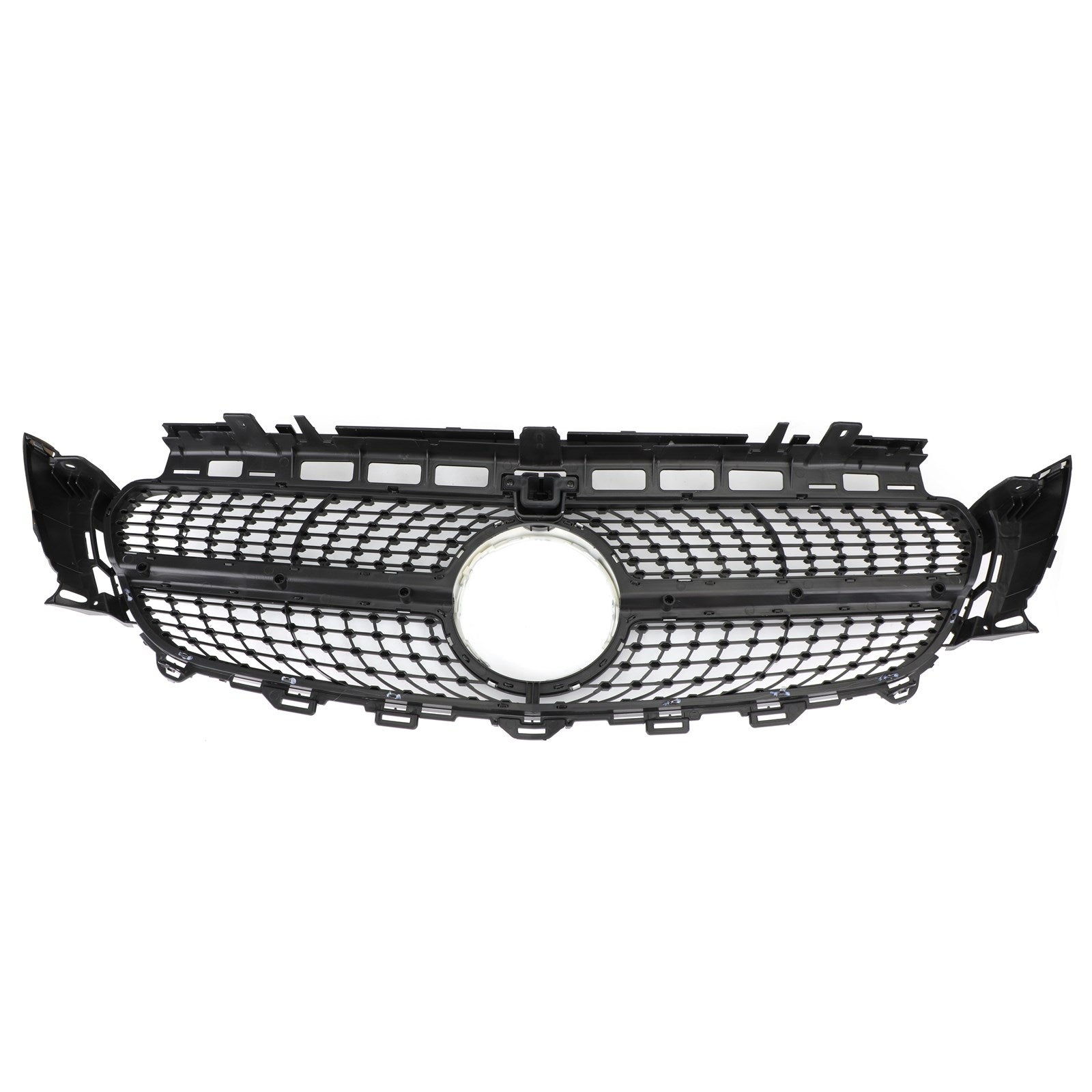 Diamond Silver Border Front Grille Grill Fit Mercedes BenzW213 E300 E400 16-19