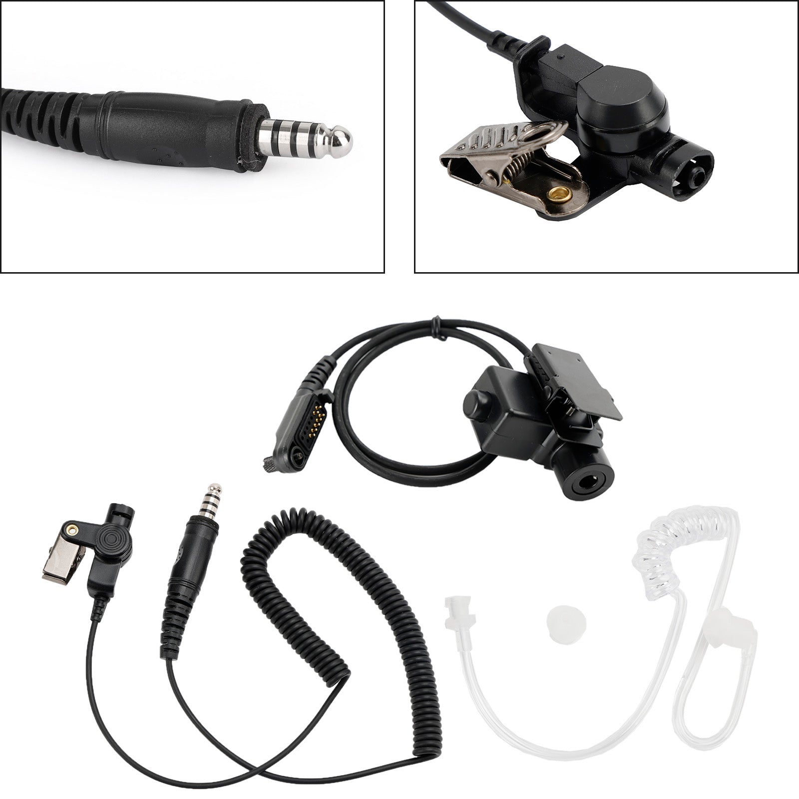 Voor HYT PD680 PD685 X1E X1P 6-Pin U94 PTT 7.1-A3 Enkele Transparante Buis Headset