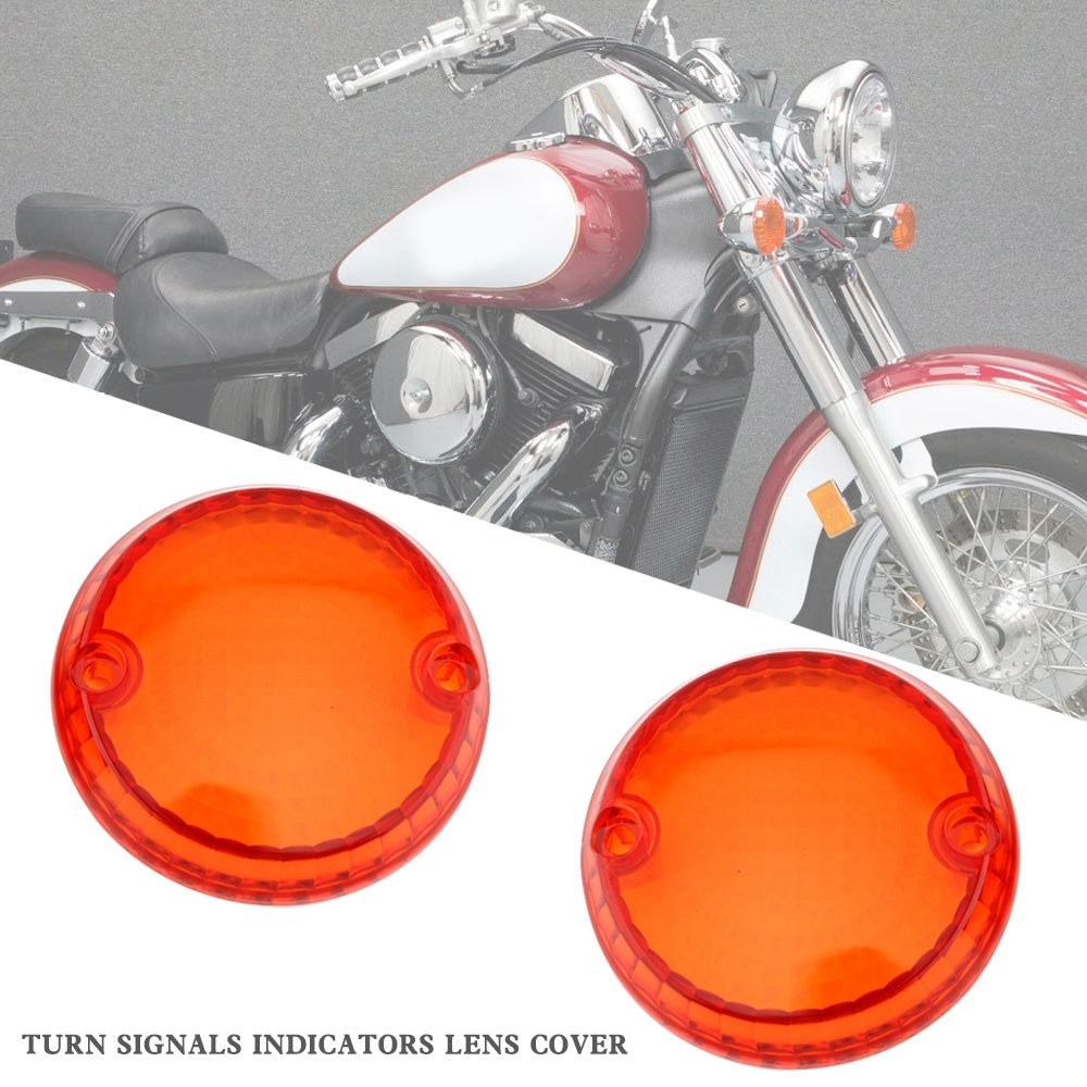 Yamaha Kawasaki Vulcan 1500 VN Turn Signals Indicators Lens Cover