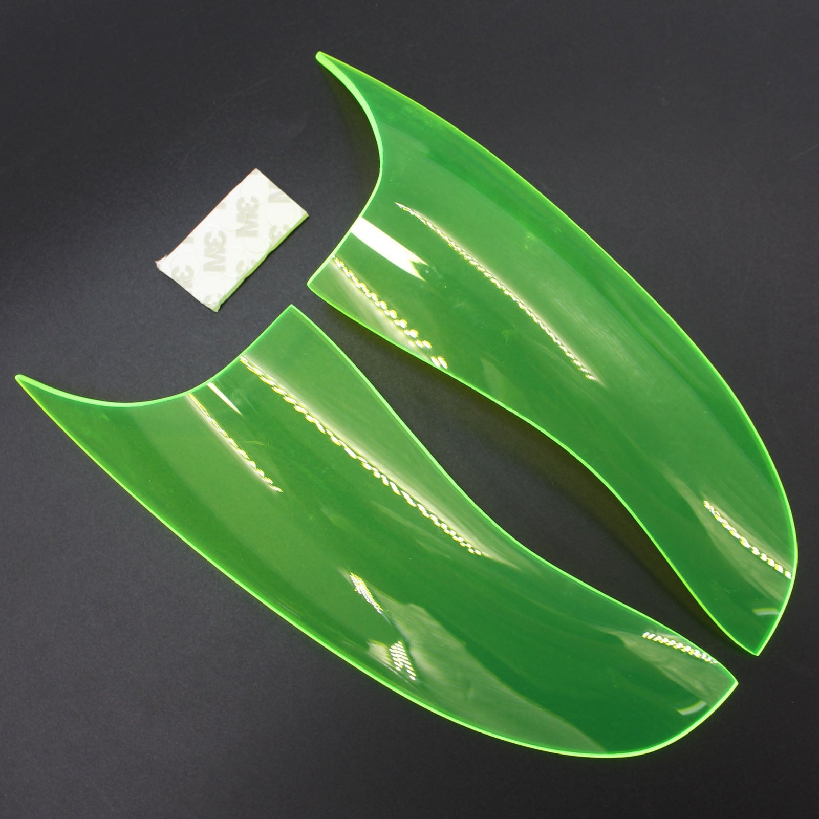 Couvercle de Protection de lentille de phare avant adapté à Kawasaki Zx-10R Zx 10R 16-18, fumée générique