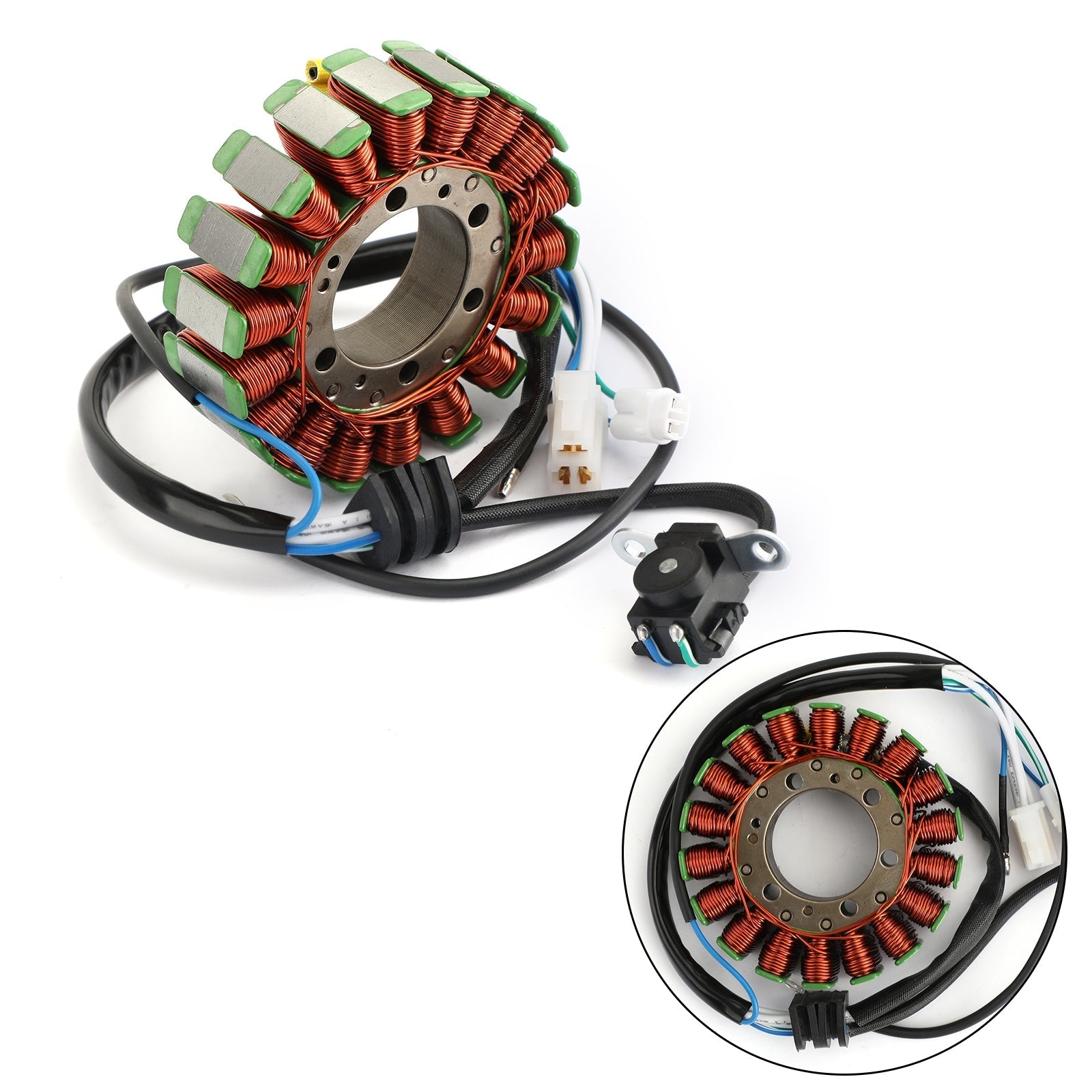 Dynamo Magneto Stator voor Aprilia Pegaso 650 Strade / Trail 05-09 #AP8520021 Generiek