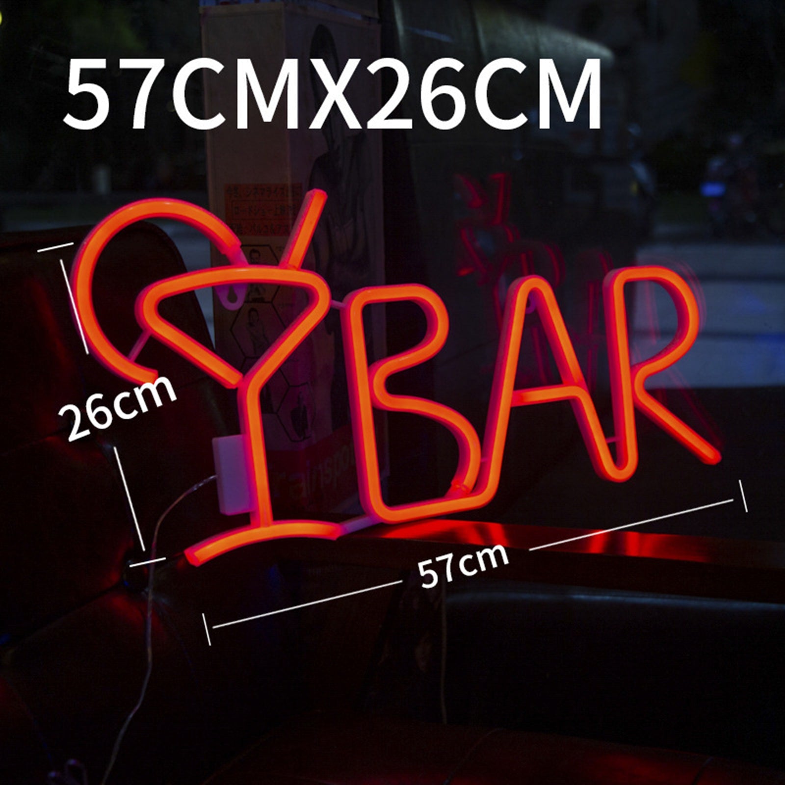 BAR Neon Sign Light LED Juice Letter Neon Lamp Tube Party Nachtlampje Lamp Fedex Express