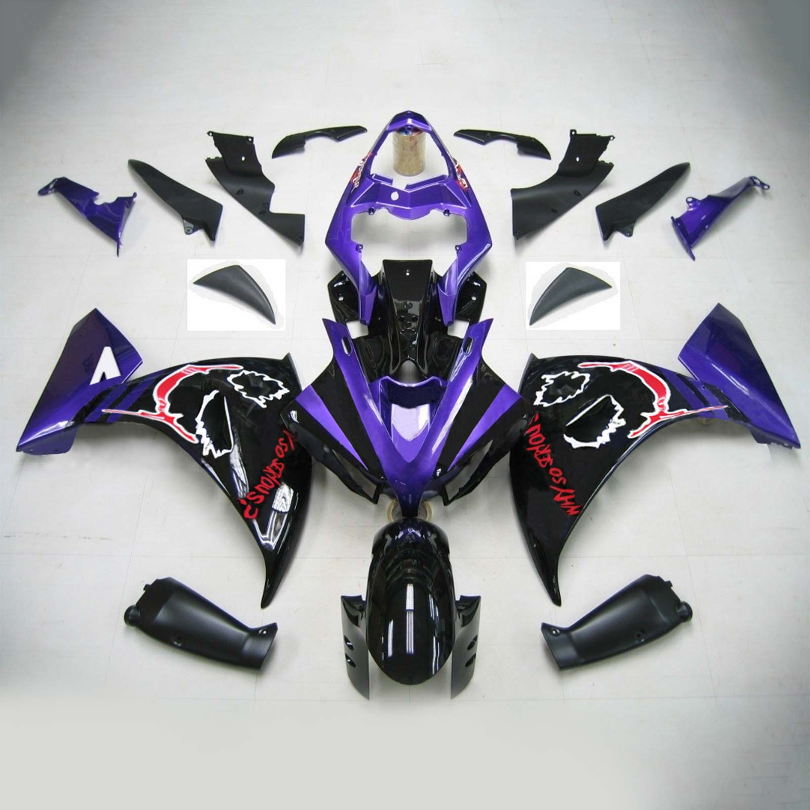 2009-2011 Yamaha YZF 1000 R1 Kit de carénage d'injection carrosserie plastique ABS #123