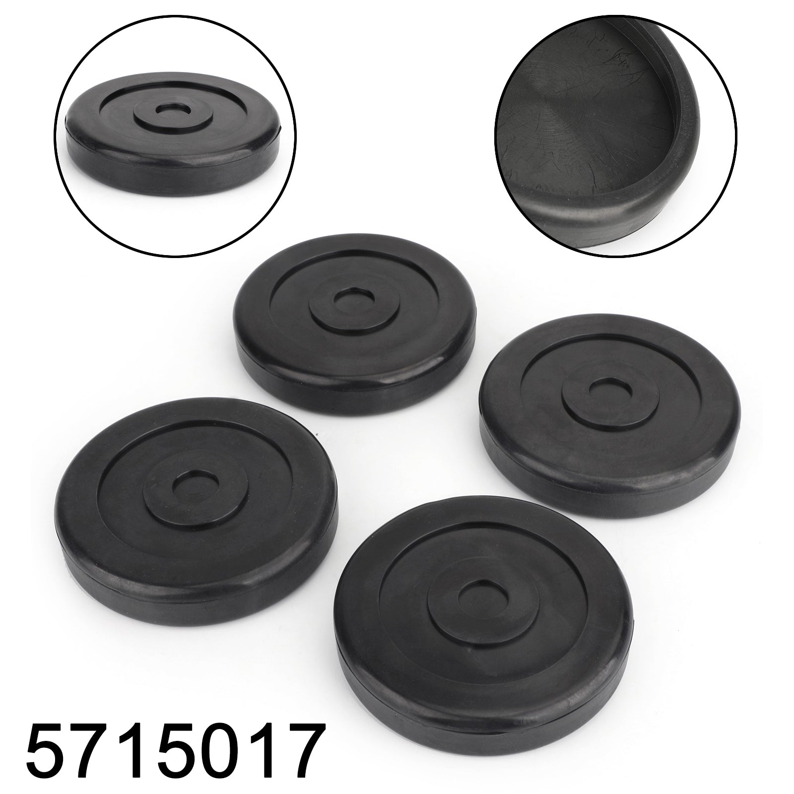 RONDE rubberen armkussens voor BENDPAK-lift DANMAR-lift SET VAN 4 HD slip-on # 5715017 Generiek