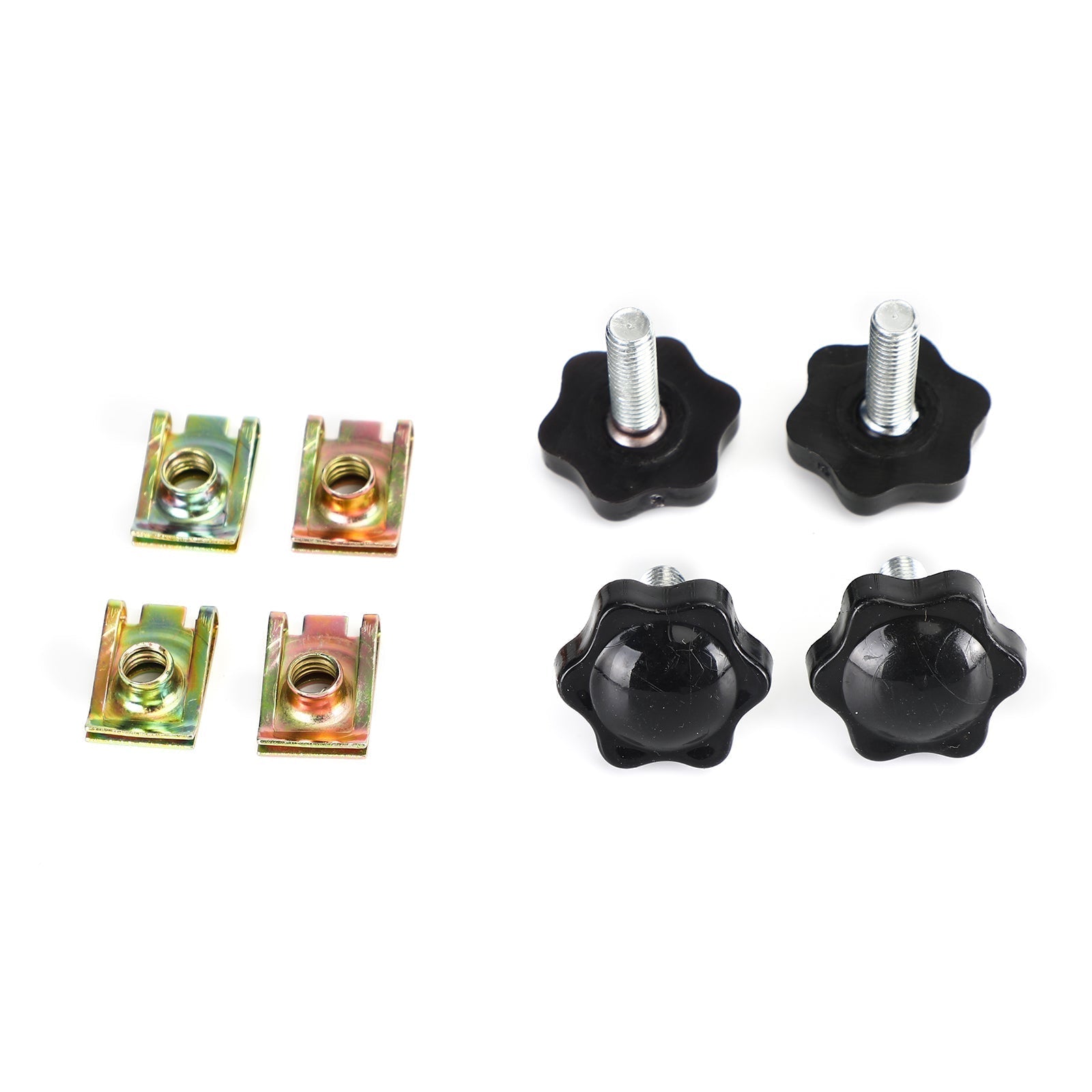 Saddlebag Lever Lock Bolts & Nuts Set Black Fits For Glide King Touring 96-19