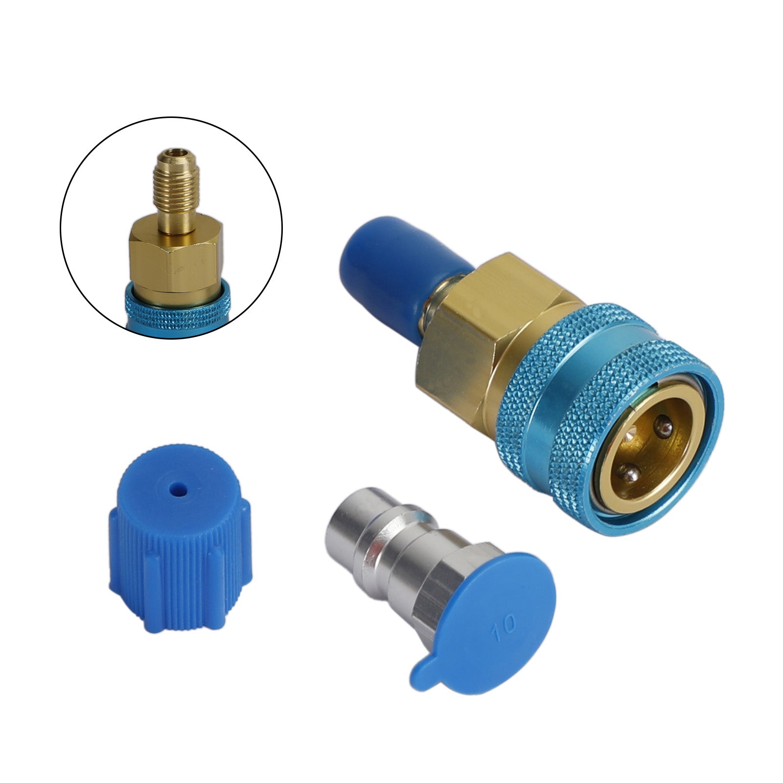 Adaptateur de tuyau à coupleur rapide côté bas R1234YF à R134A, connecteur de raccord