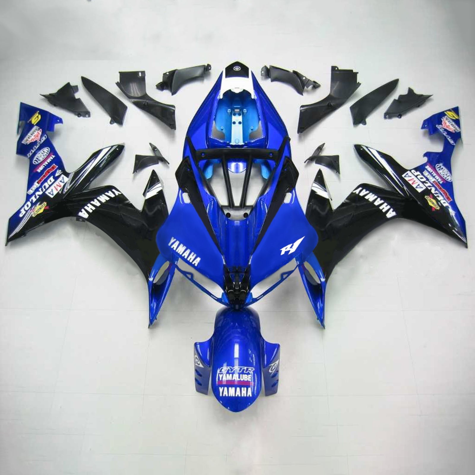 2004-2006 Yamaha YZF 1000 R1 Amotopart Injection Fairing Kit Bodywork Plastic ABS #106