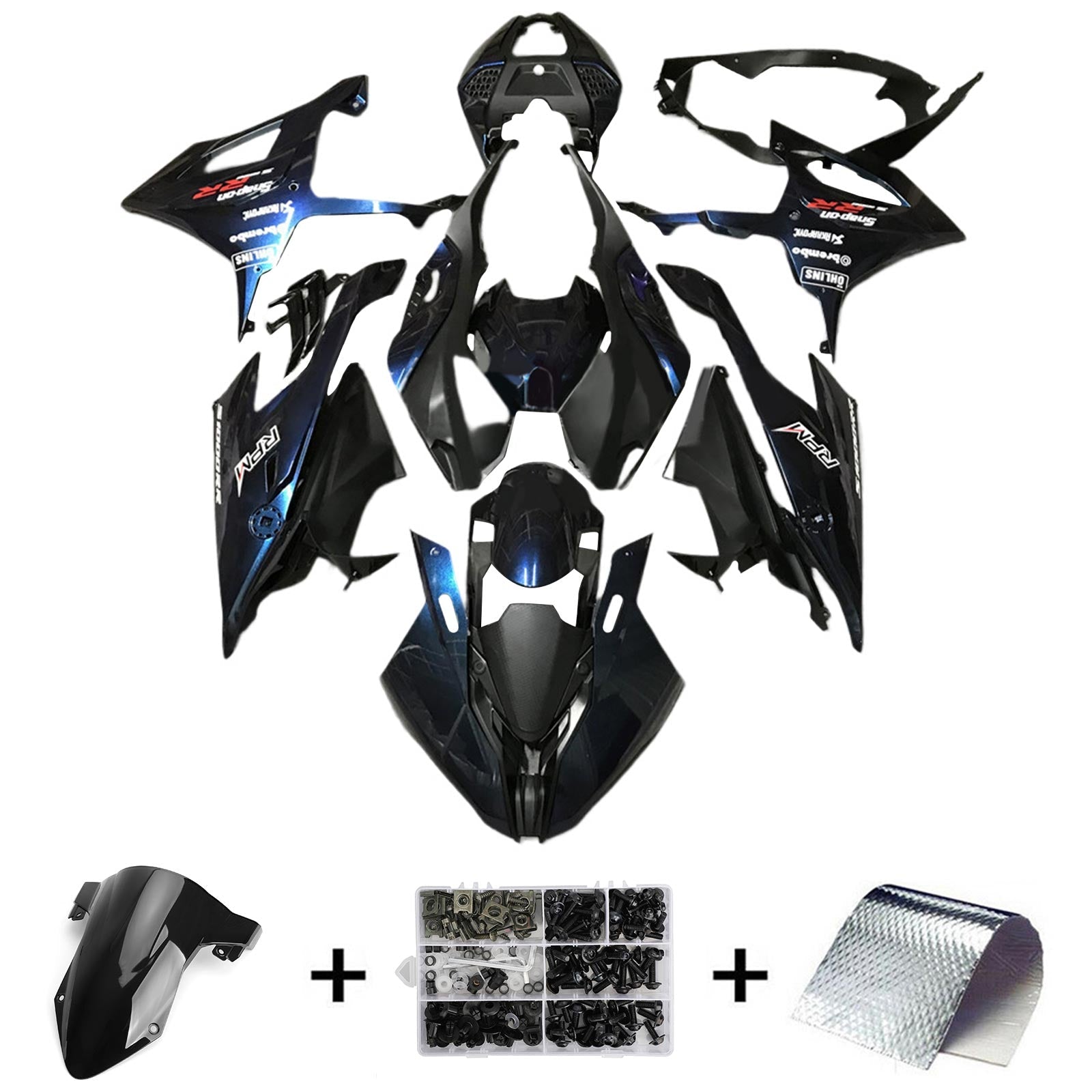 2019-2022 BMW M1000RR S1000RR Fairing Kit Karosseri Plast ABS