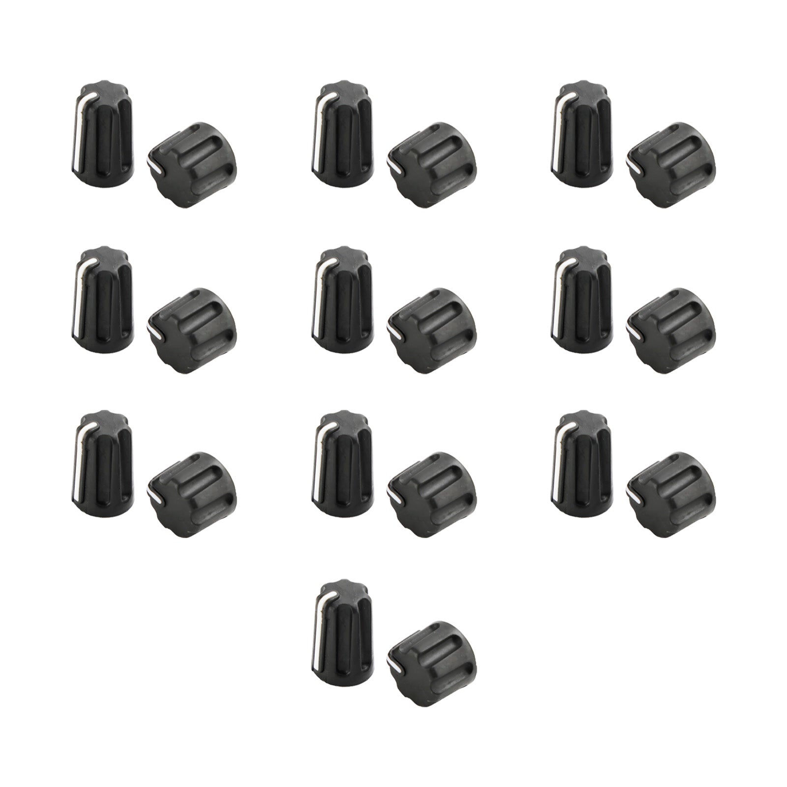 10Set Volume Control & Channel Selector Knob Cap For Motorola P6600 P6620 Radio