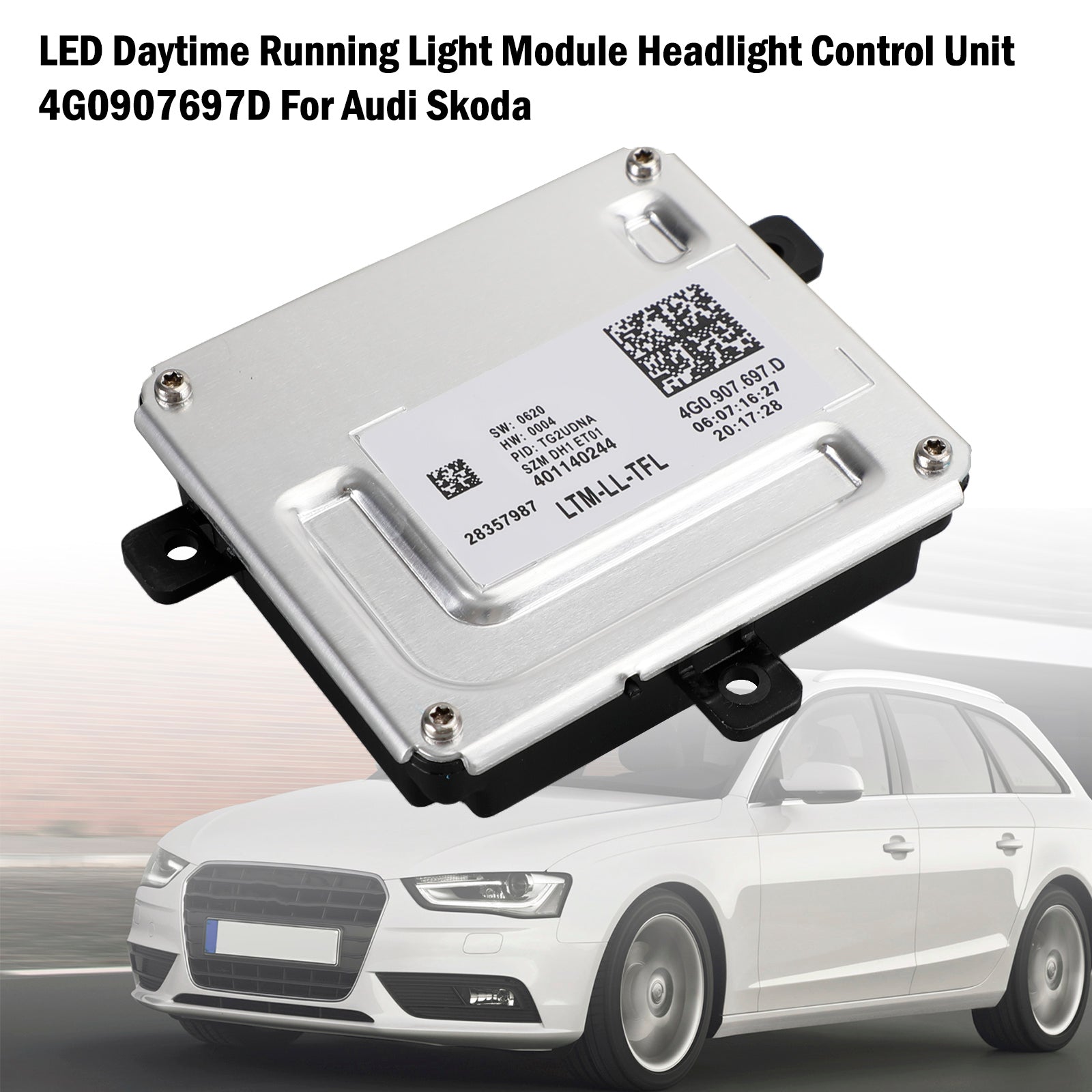 2012-2013 AUDI Q5 / 2016-2017 Audi TT LED Module de feux de jour unité de commande de phare 4G0907697D