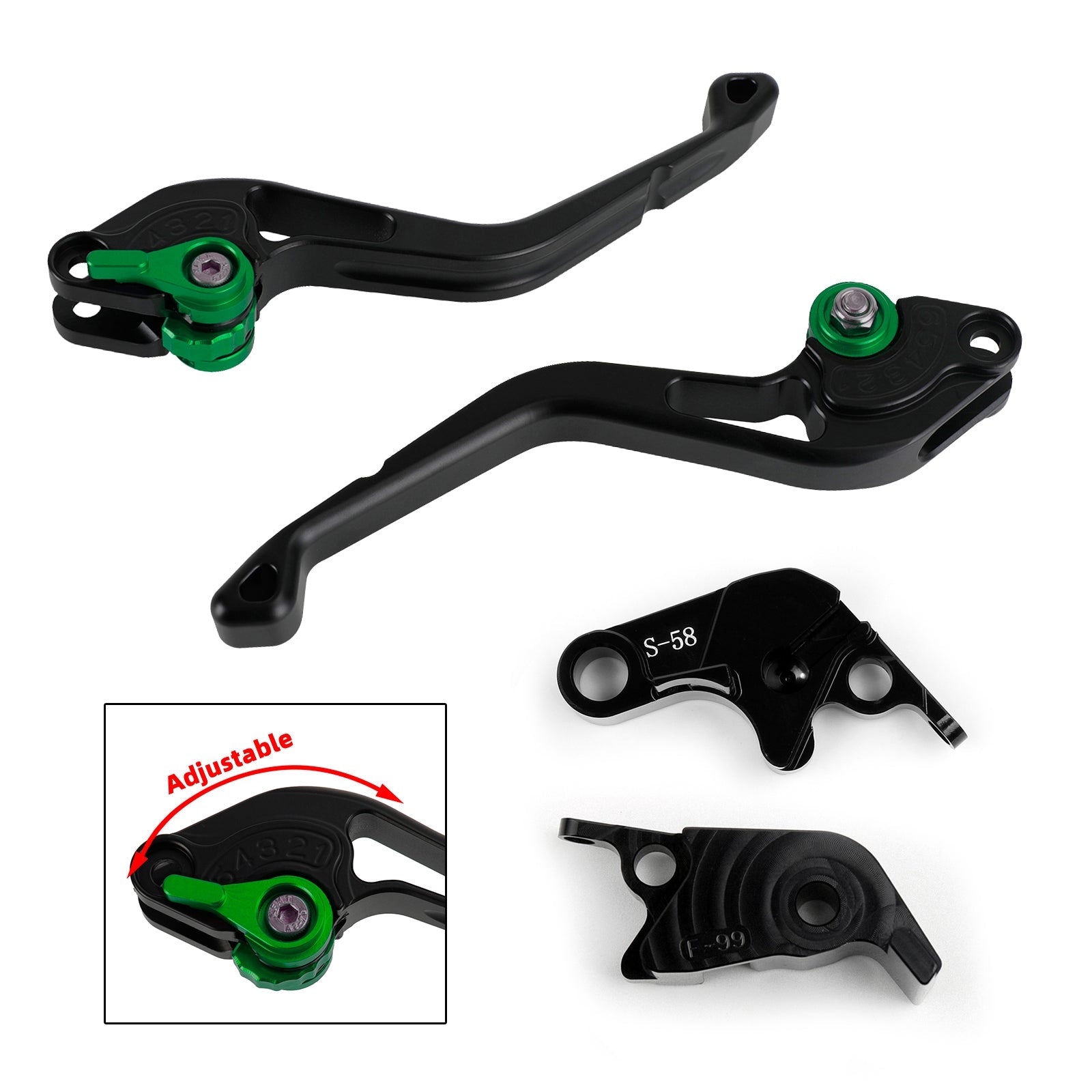 Aprilia RSV4 FACTORY/RSV4-R/RR 09-17 NEW Short Clutch Brake Lever