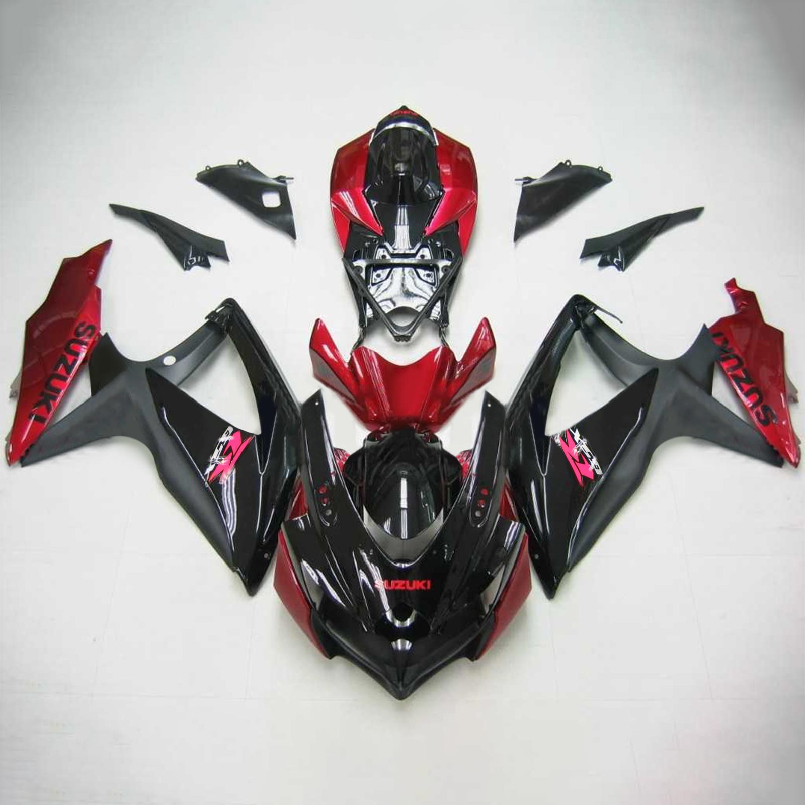 2008-2010 Suzuki GSXR 600/750 K8 Injection Fairing Kit Bodywork Plastic ABS