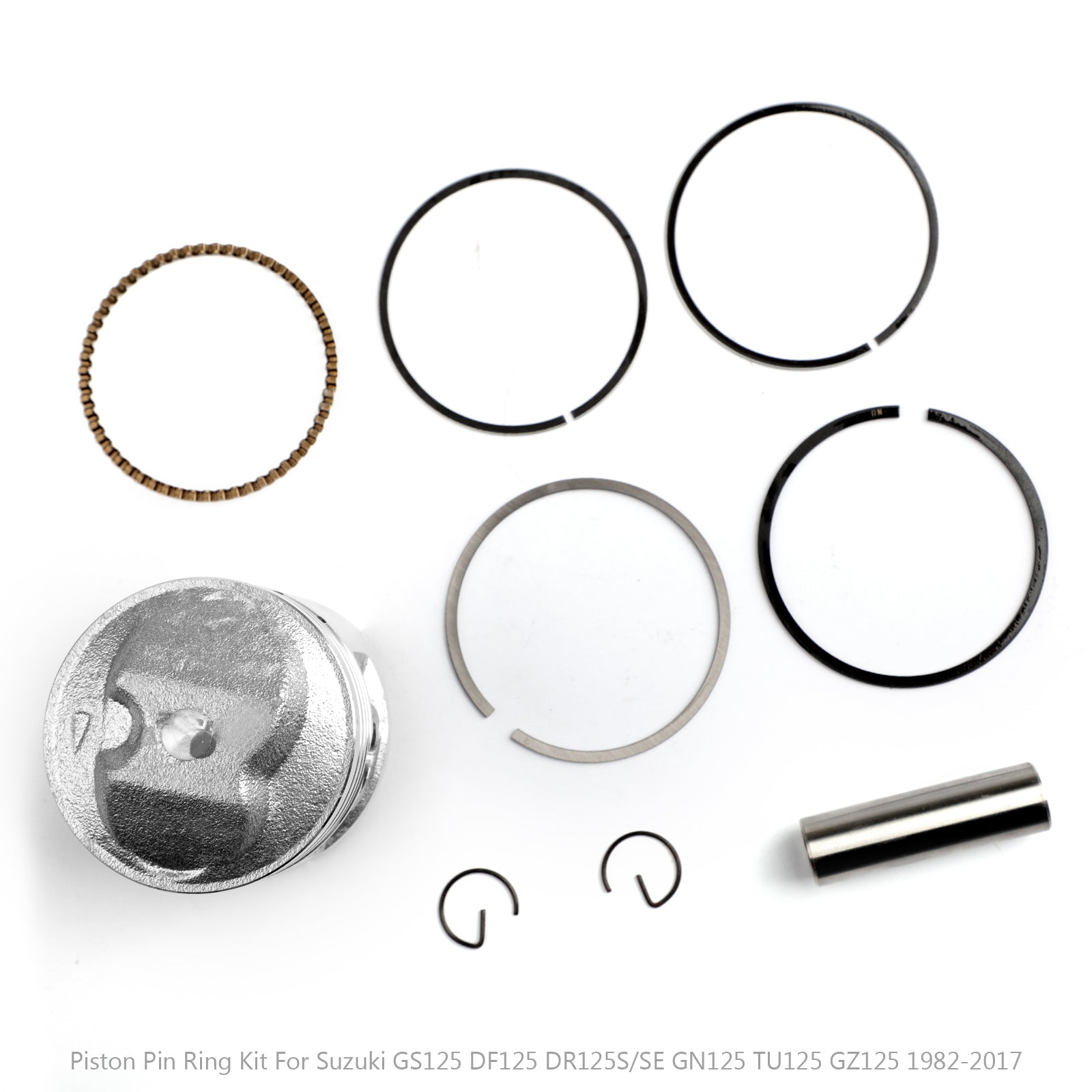 +0.50MM Piston Kit - Bore Size ?57.50mm Fits GS125 DF/DR/GN/TU/GZ/GN 125 82-17