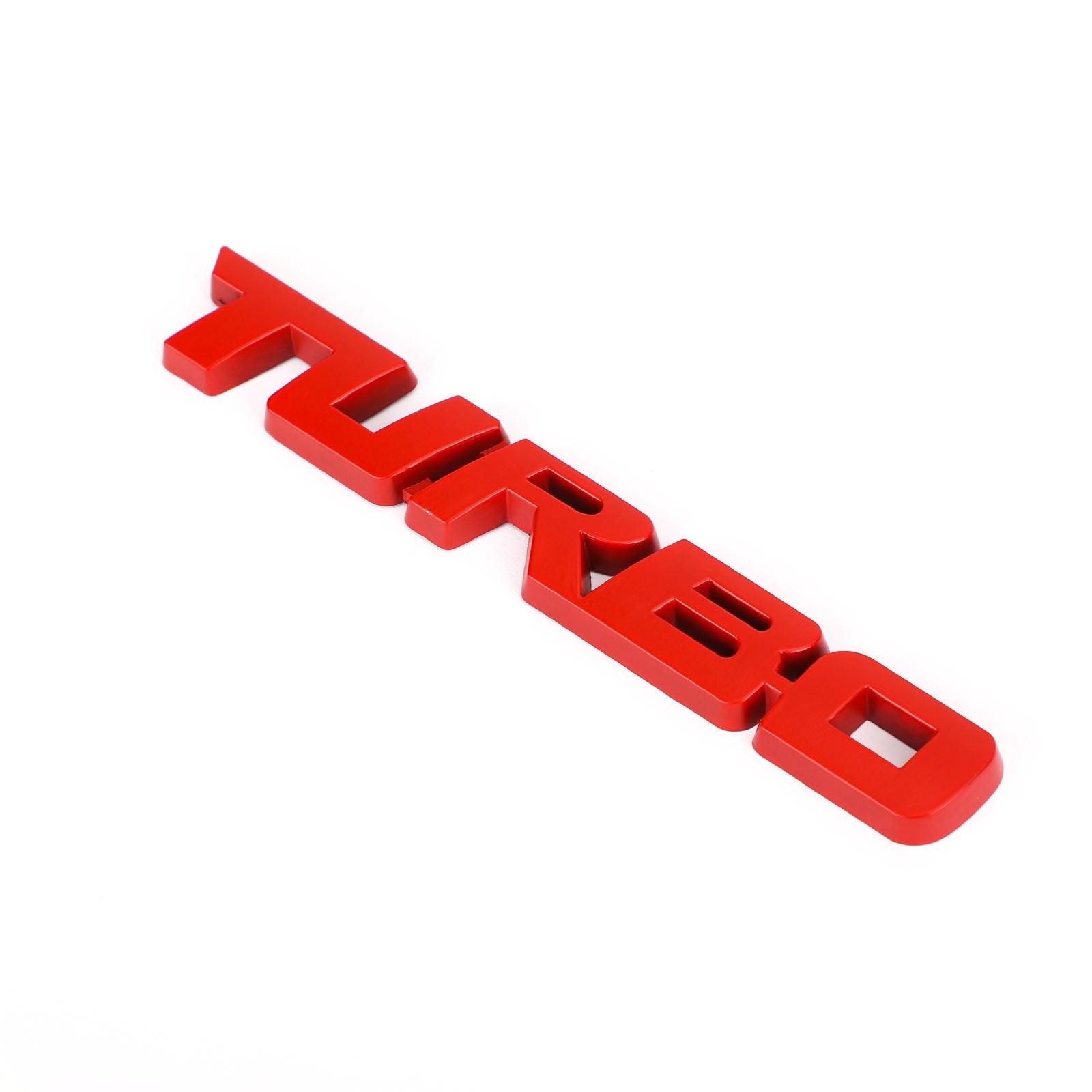 Metalen 3D Turbo Logo Auto-embleem Badge Sticker Kofferbak Bumpersticker Zilver Generiek