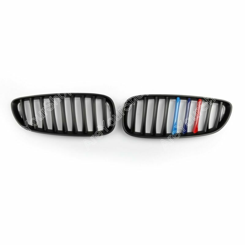 2009-2016 E89 Z4 Coupe & Convertible / Will Fit 28i 30i 35i and 35is 2Pcs M-Color Matte Black Front Kidney Grille Grill Generic