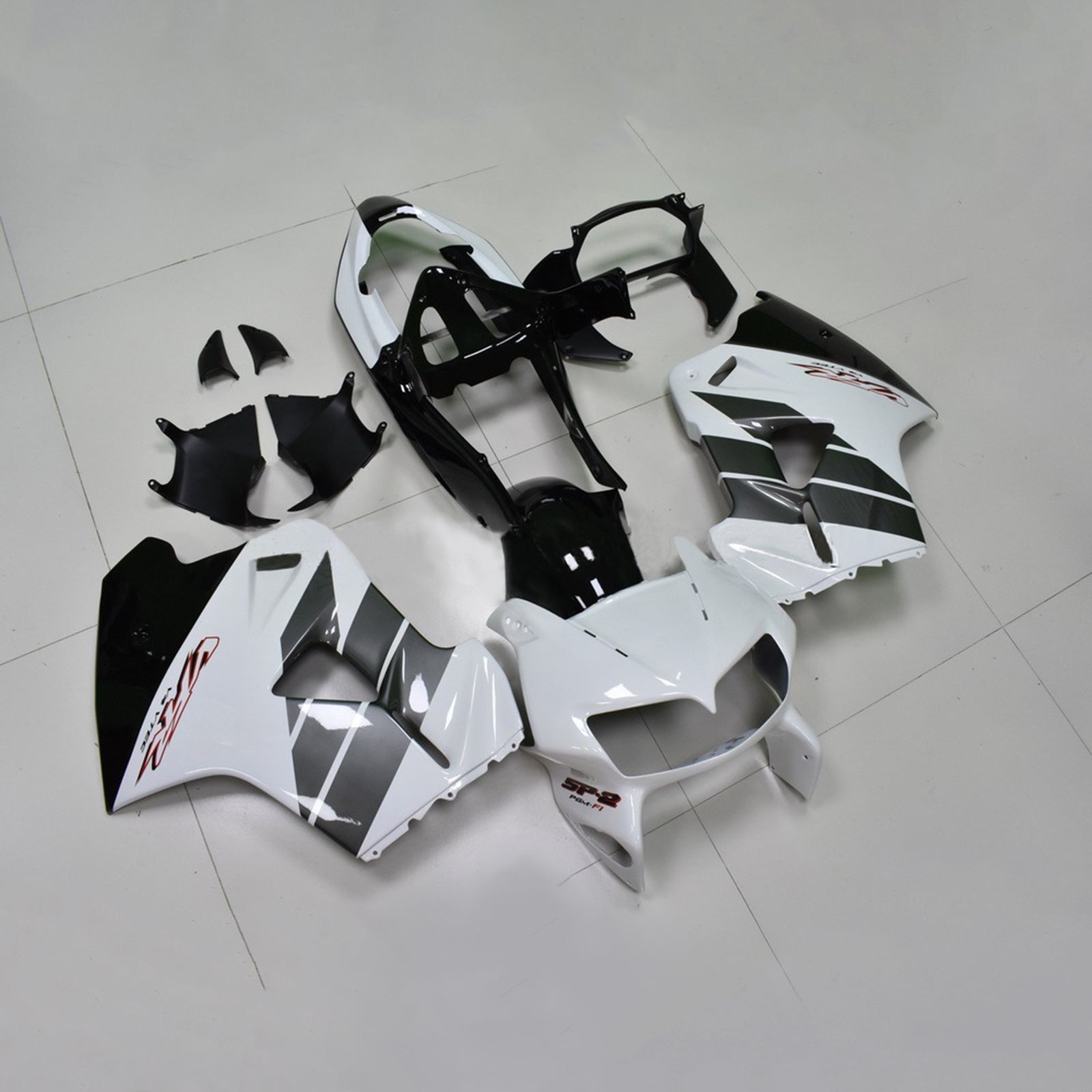 1998-2001 Honda VFR800 Amotopart Injection Fairing Kit Bodywork Plastic ABS #109