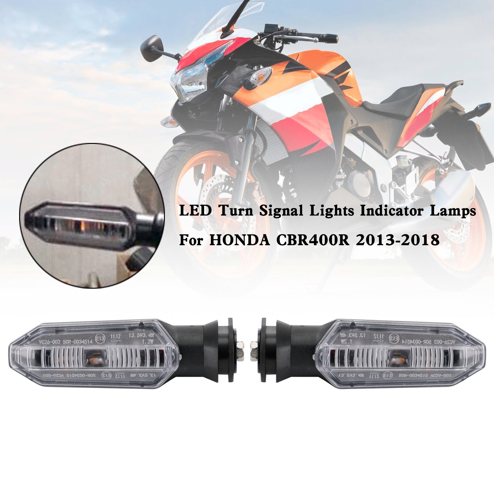 HONDA CRF250 CB500 CB650F CTX700 LED clignotants voyants