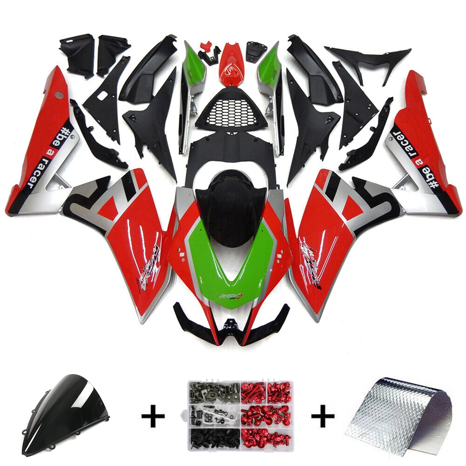 2009-2015 Aprilia RSV4 1000 Fairing Kit Bodywork Plastic ABS