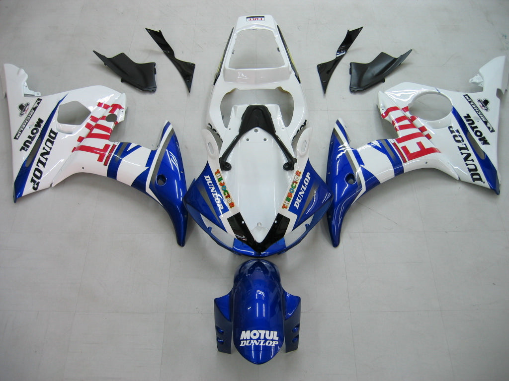 2003-2004 Yamaha R6 & 2006-2009 YZF R6S White Multi Color Fairing Kit